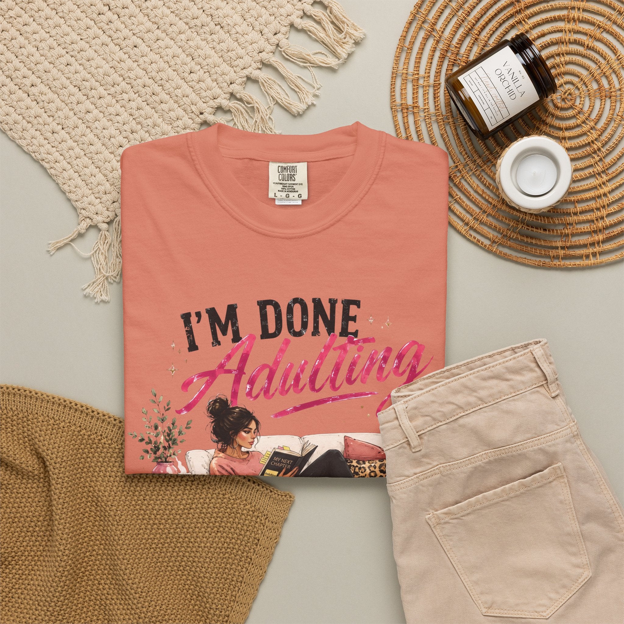 I'm DONE Adulting T-Shirt — Funny Sarcastic Graphic Tee