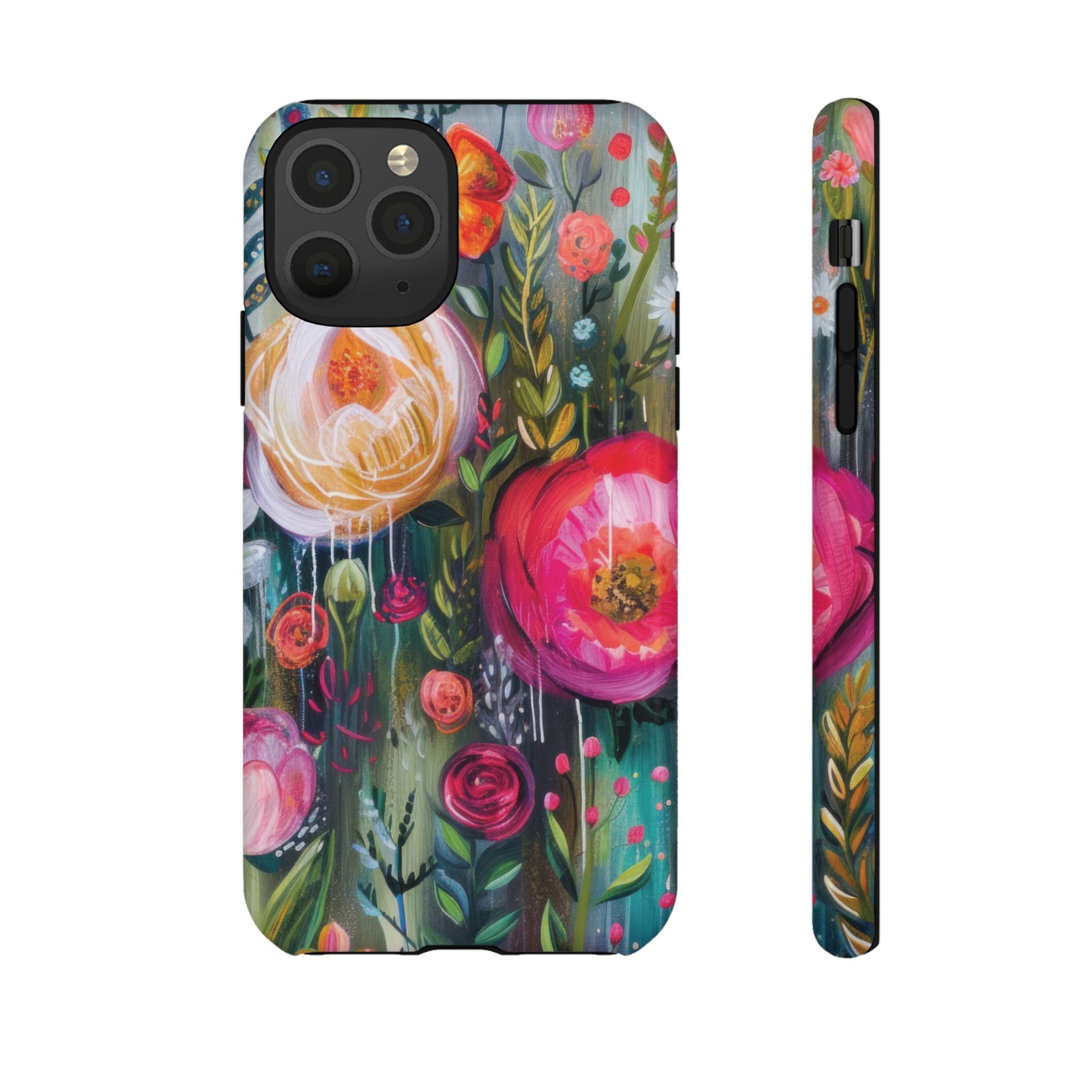 Watercolor Boho Floral Phone Case for iPhone 17 case Samsung, and Pixel | Stylish Protective Cover Gift for Her Perfect for Floral Lover