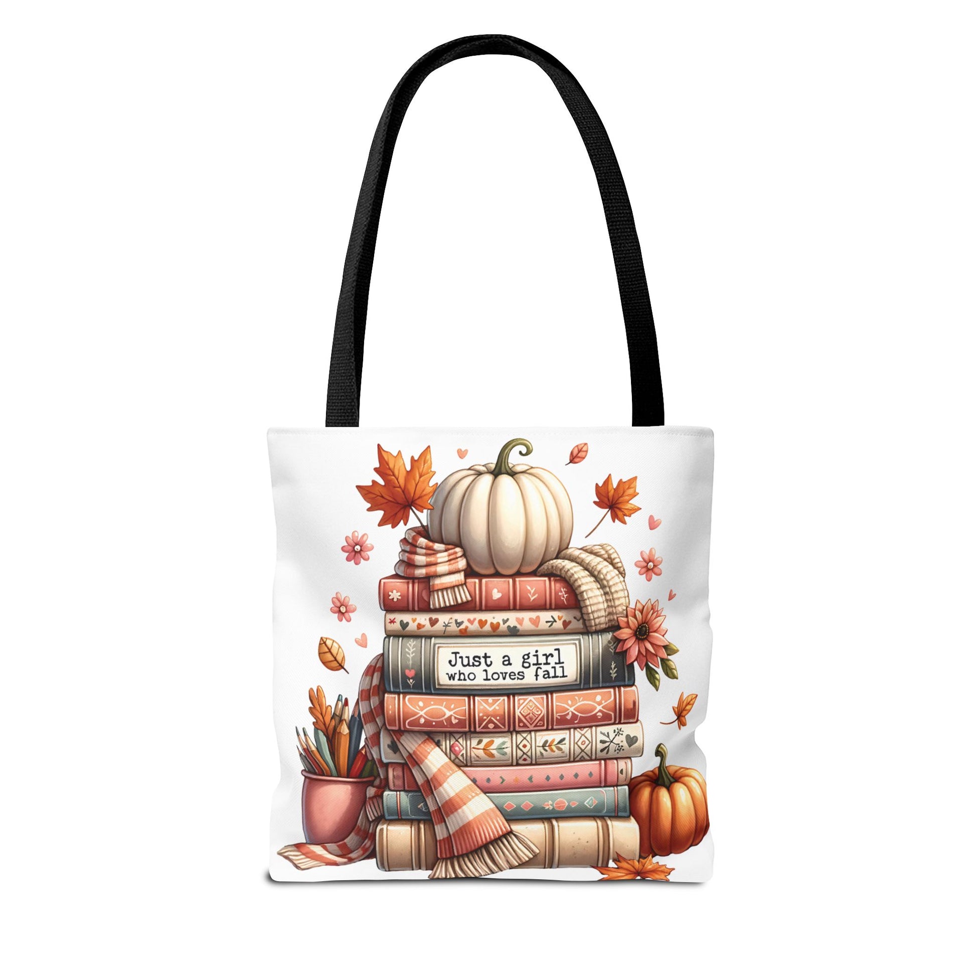 Fall Books Tote Bag - Autumn Accessory for Book Lovers - MRSBYVALLE
