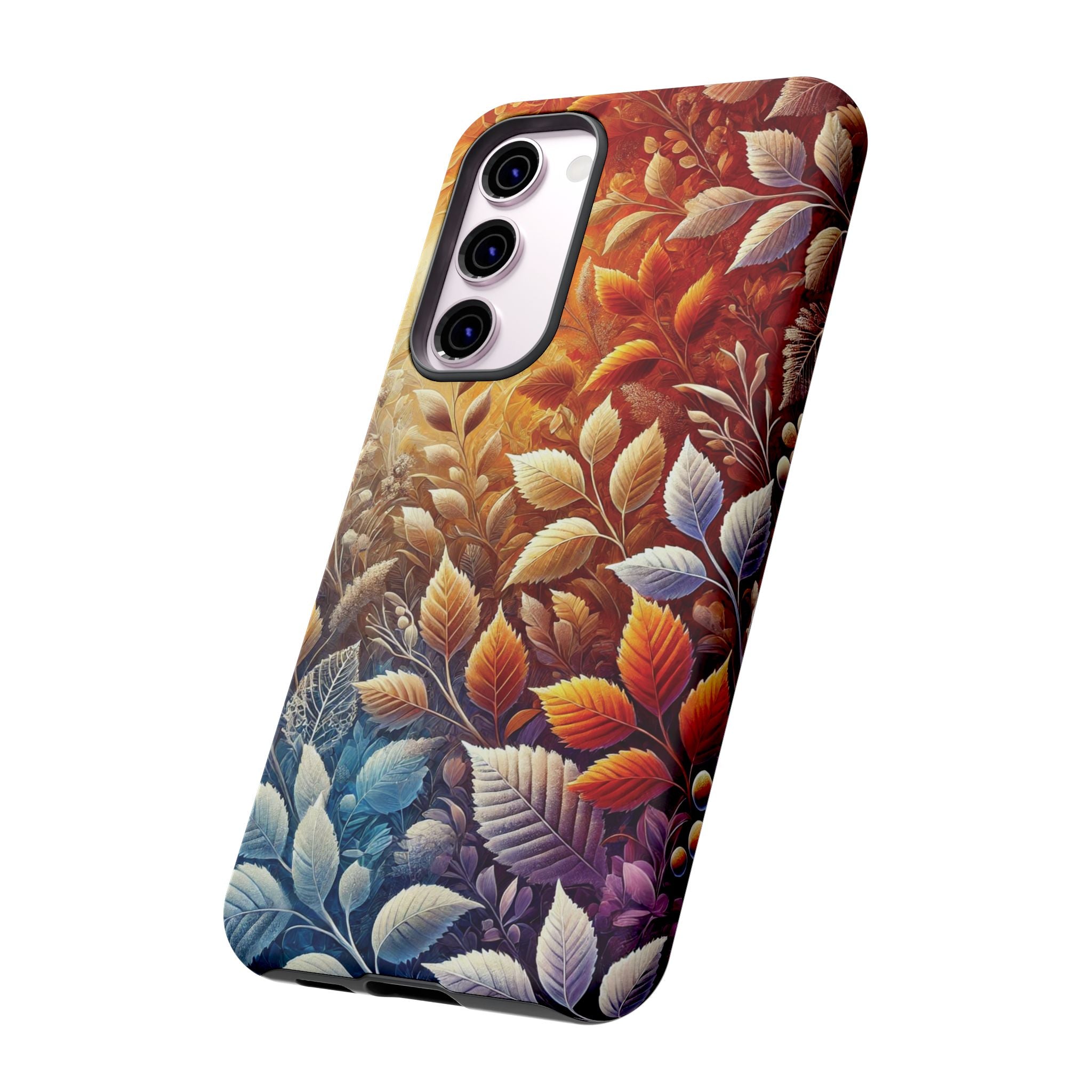 Beautiful Colorful Leaves Phone Case Vibrant Autumn Design for iPhone & Samsung, Durable Protection with Eye Catching Style, Perfect for Nature Lovers & Seasonal Charm Gift for Her