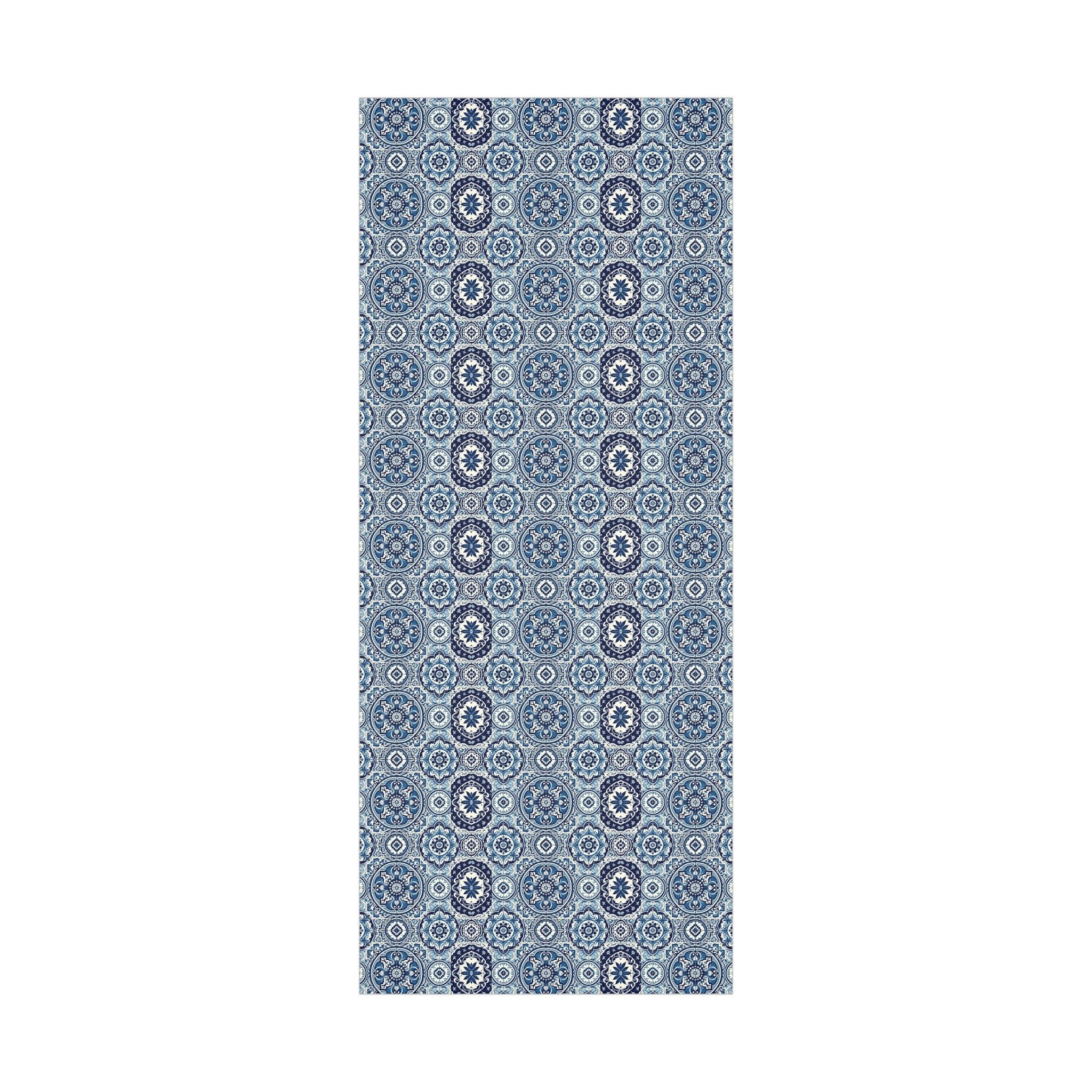 Blue Tile Design Wrapping Paper Pink Elegance Perfect for Gifts Weddings, Bridal Baby Showers, Mother's Day, Christmas All Occasion - MRSBYVALLE