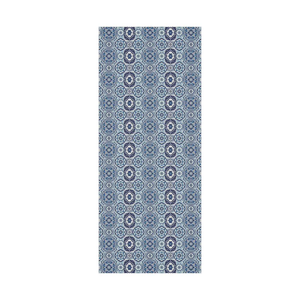 Blue Tile Design Wrapping Paper Pink Elegance Perfect for Gifts Weddings, Bridal Baby Showers, Mother's Day, Christmas All Occasion - MRSBYVALLE