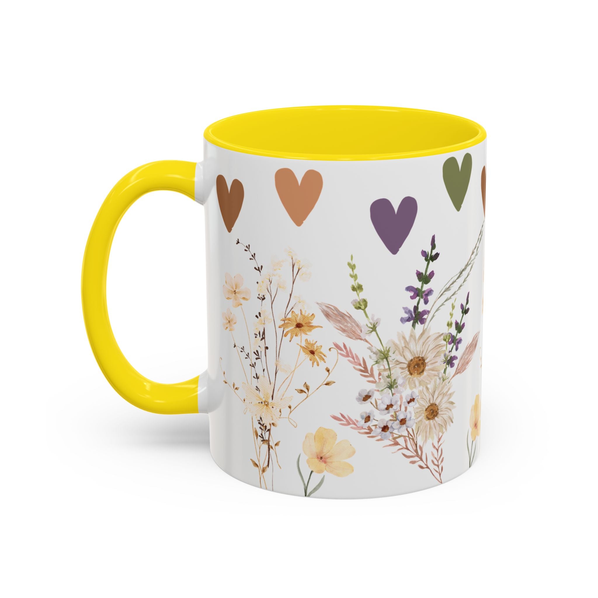 Tasse en céramique Wildflower – Cadeau élégant pour les amateurs de café ou de thé – Parfait pour la fête des mères, les anniversaires et pour ajouter du charme à toute cuisine.