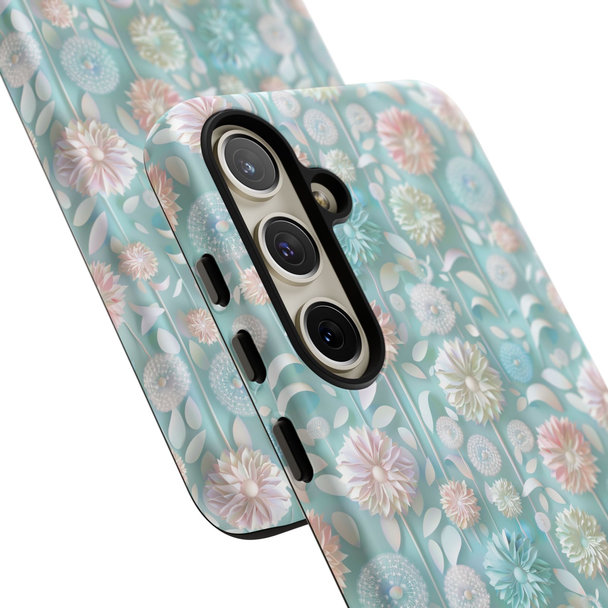 Pastel Floral Phone Case for iPhone & Samsung | Elegant and Slim Design with Shockproof Protection | Durable, Scratch-Resistant, and Lightweight | Stylish Accessory