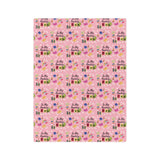 Cozy Pink "In My Reading ERA Blanket Soft Stylish Throw for Book Lovers Perfect for Reading Nooks, Bedrooms Gifts | Ideal for Relaxing with a Good BookThrow in 60x50 & 80x60, Lightweight, Warm, Perfect for Home
