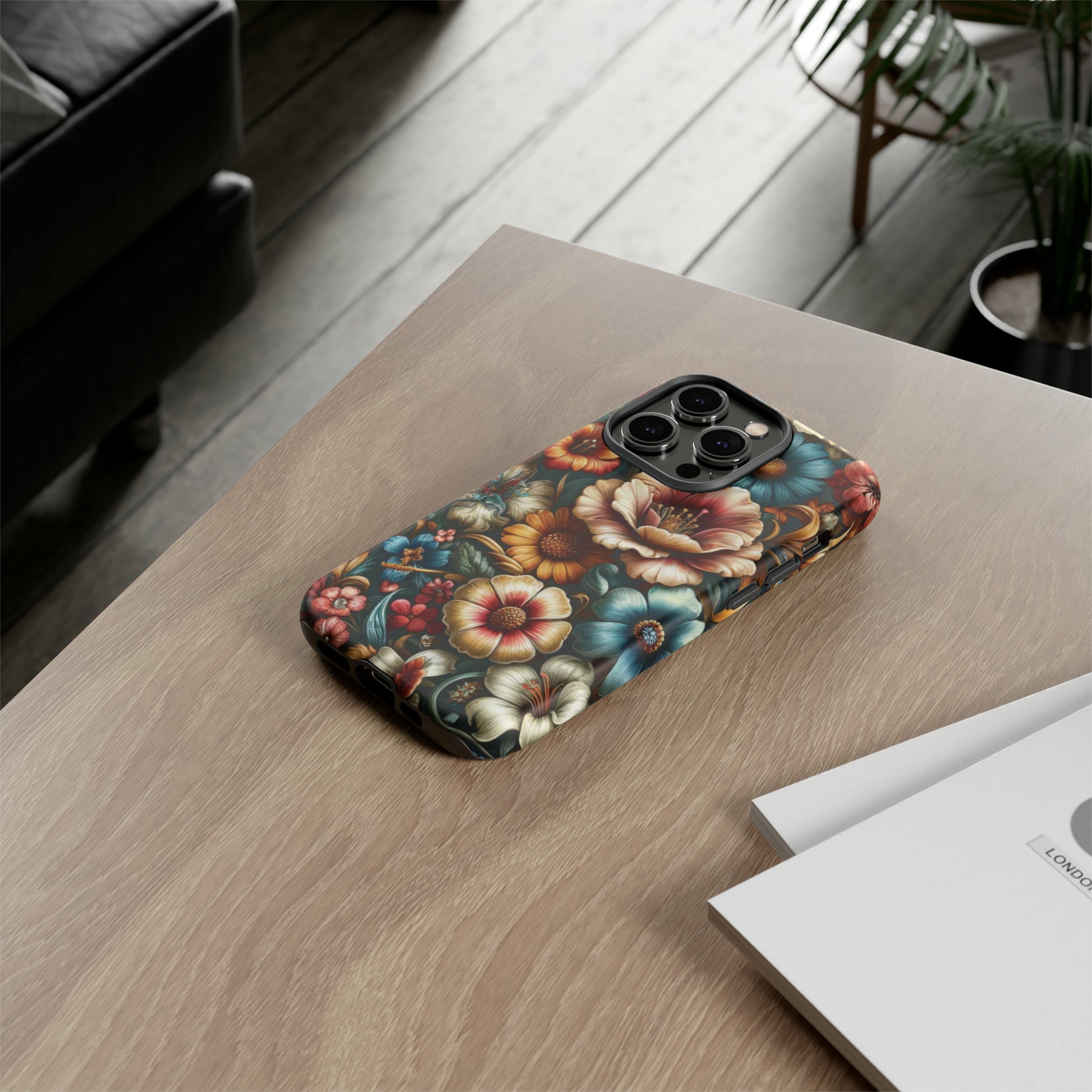 Pastel Floral Design Luxury Phone Tough Case Floral Elegant Durable Stylish for Modern Devices iPhone 15, Samsung iPhone Samsung Accessory Gift for Her.