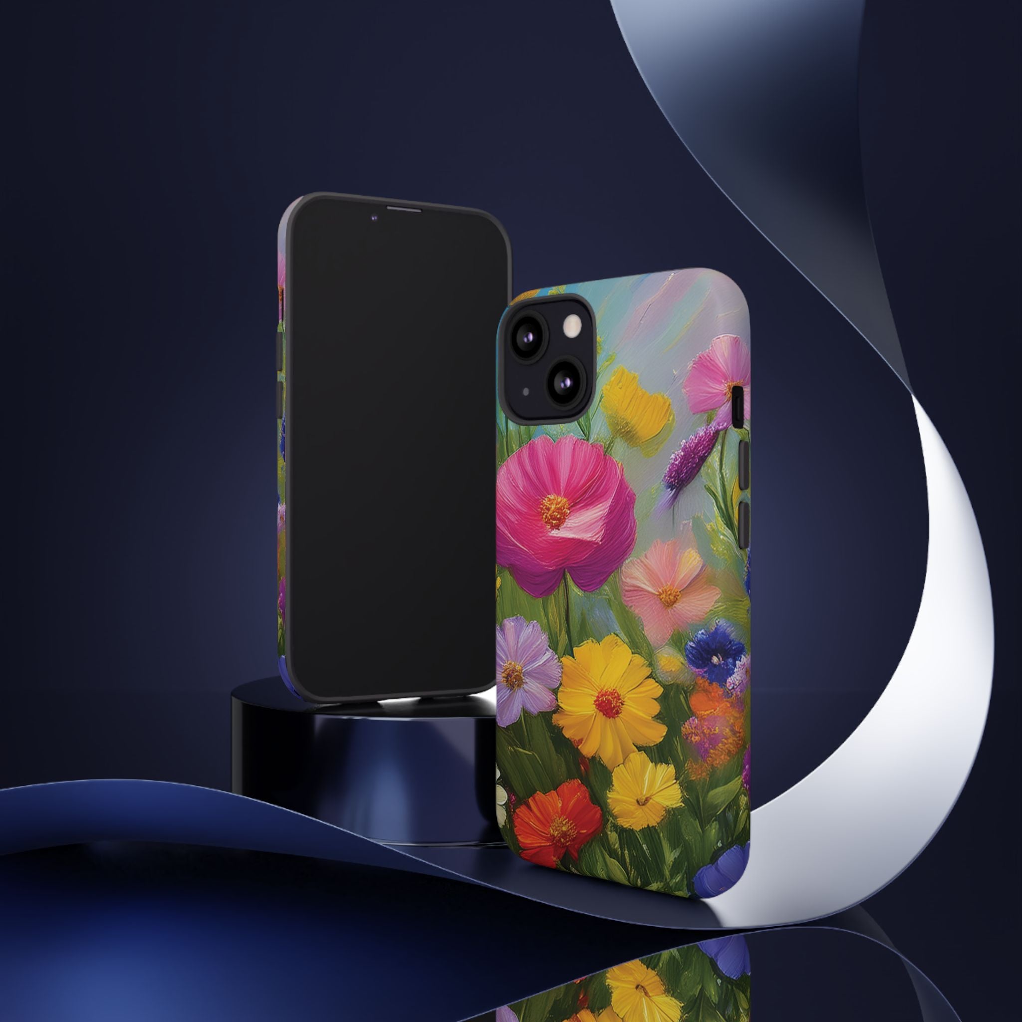 Vibrant Wildflower Painting Phone Case Hand-Painted Floral Art Design | Bright Nature-Inspired Cover | Perfect Gift for Flower Lovers iPhone & Galaxy