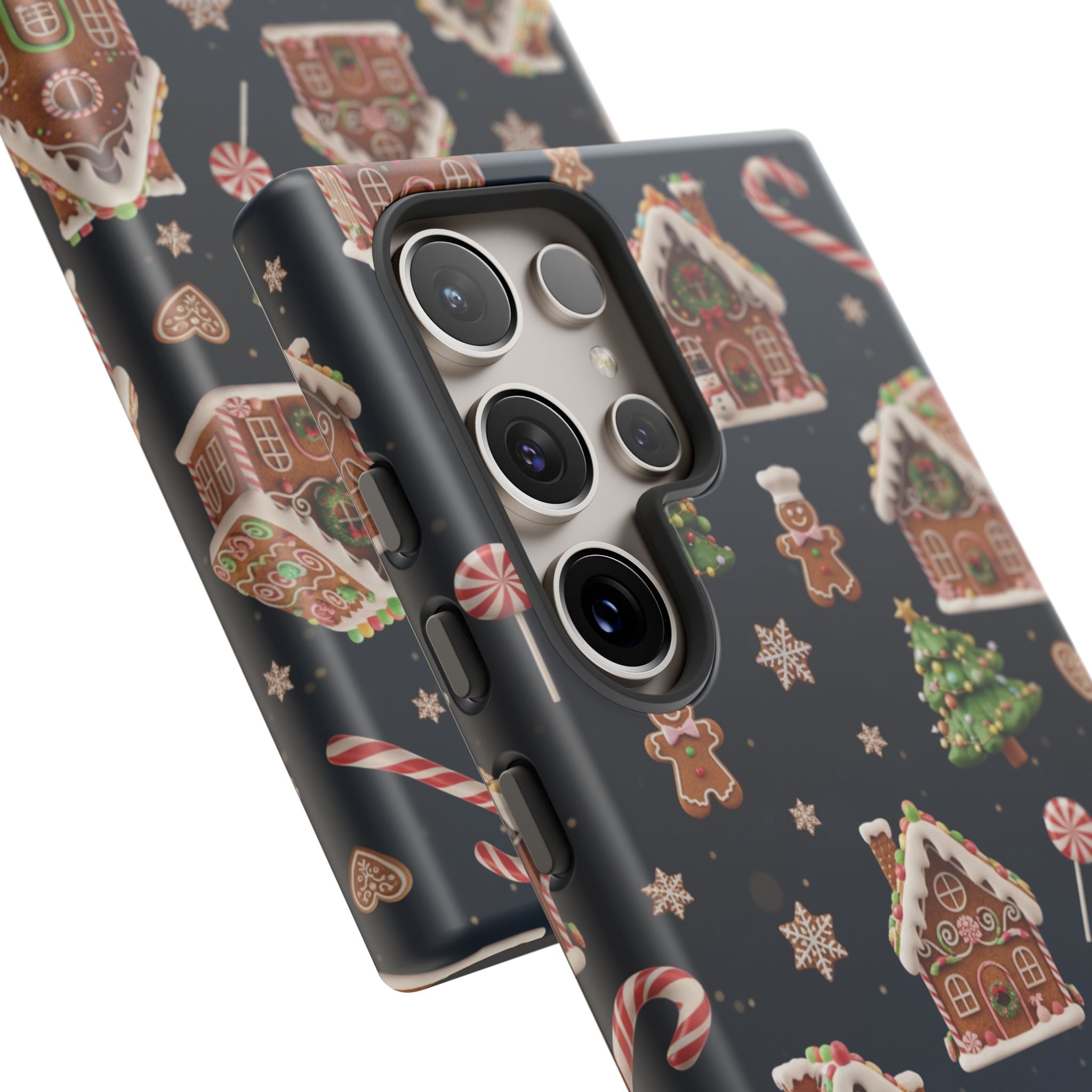 3D Gingerbread House Christmas Phone Case | Premium Holiday Gift Cover for iPhone 17, iPhone, and Samsung Galaxy Gift for Her or Him