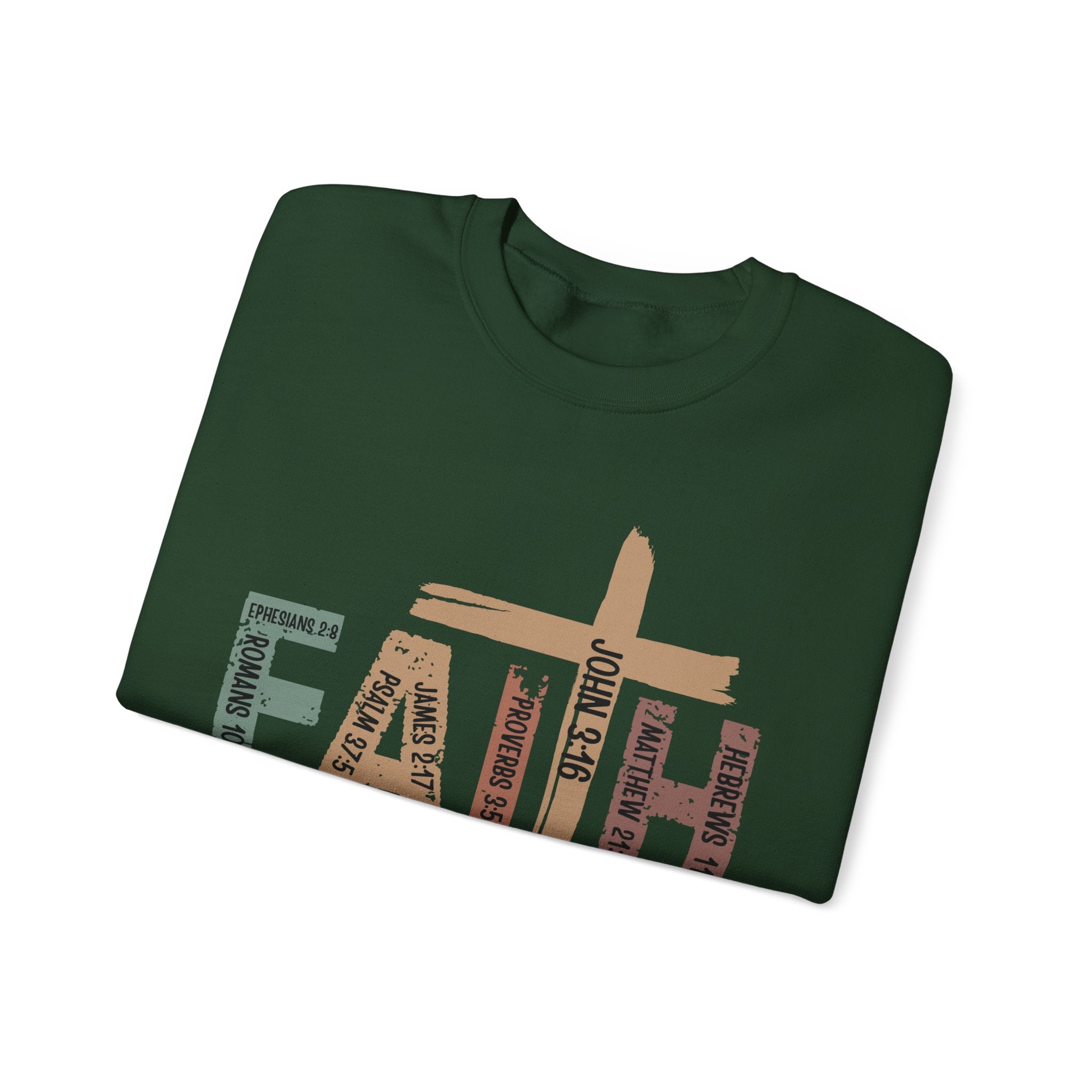 Sweat-shirt "Walk by Faith" Vêtements chrétiens confortables, idée cadeau parfaite Cadeau parfait pour les chrétiens