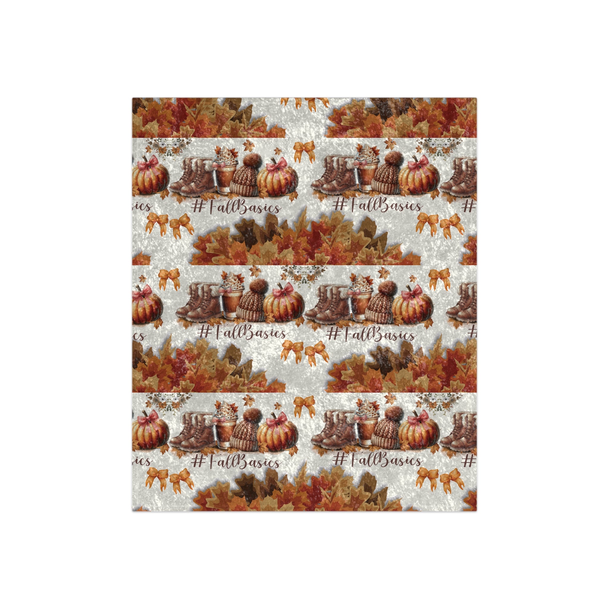 Fall Basic Crushed Velvet Blanket 50x60 Inches Cozy Autumn Vibes, Soft Plush Throw for Couch, Bed, or Gift – Perfect for Fall Nights, Hot Chocolate, & Pumpkin Spice Season Sofas - MRSBYVALLE