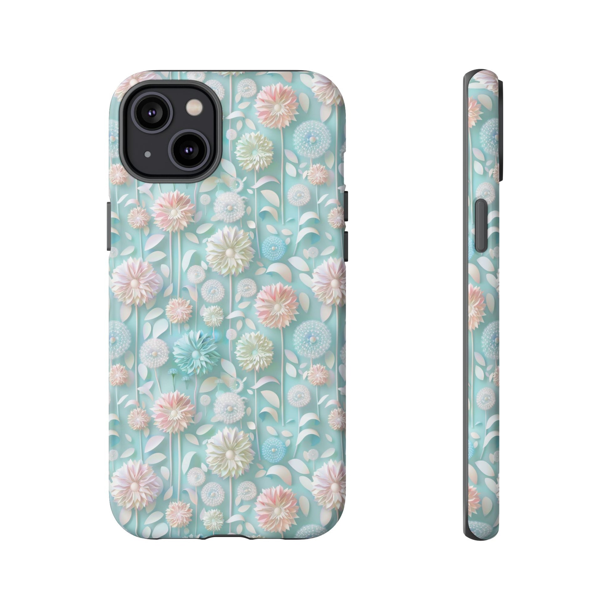 Pastel Floral Phone Case for iPhone & Samsung | Elegant and Slim Design with Shockproof Protection | Durable, Scratch-Resistant, and Lightweight | Stylish Accessory