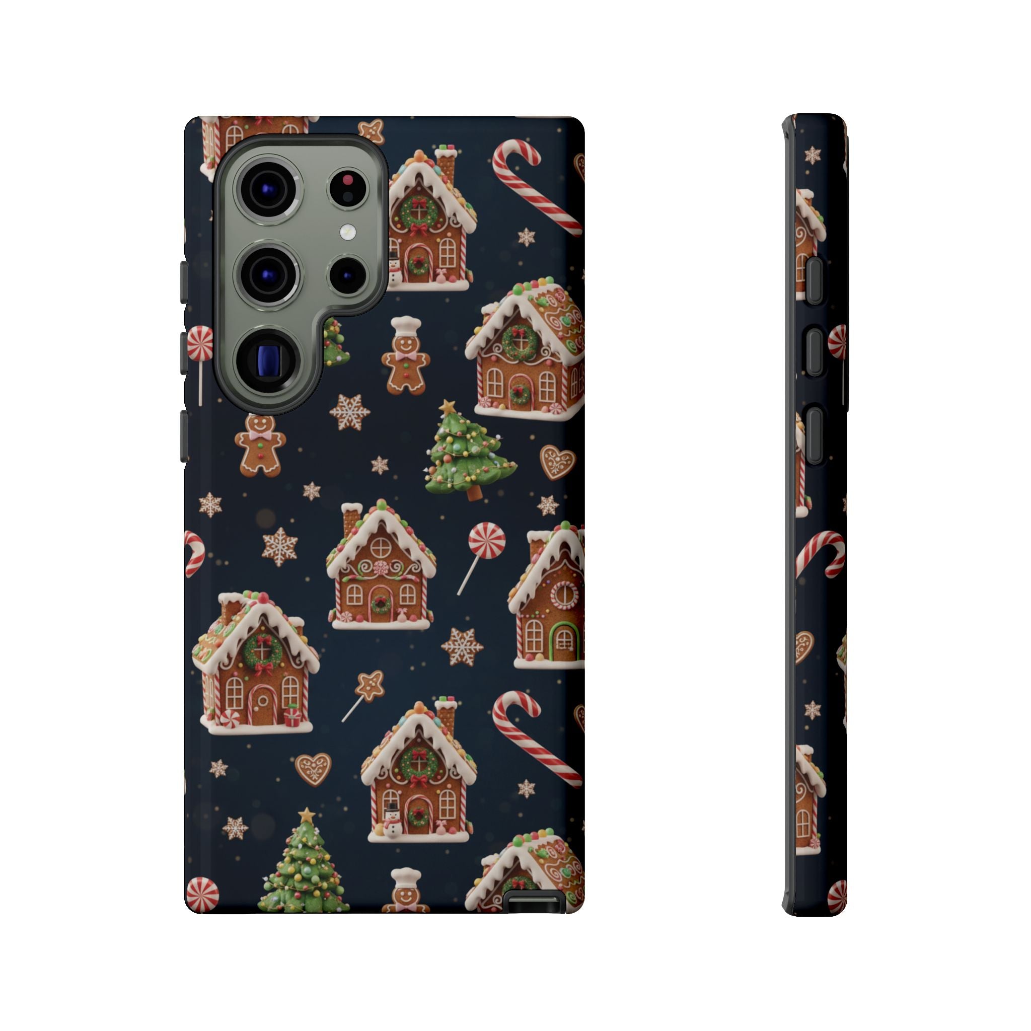 3D Gingerbread House Christmas Phone Case | Premium Holiday Gift Cover for iPhone 17, iPhone, and Samsung Galaxy Gift for Her or Him