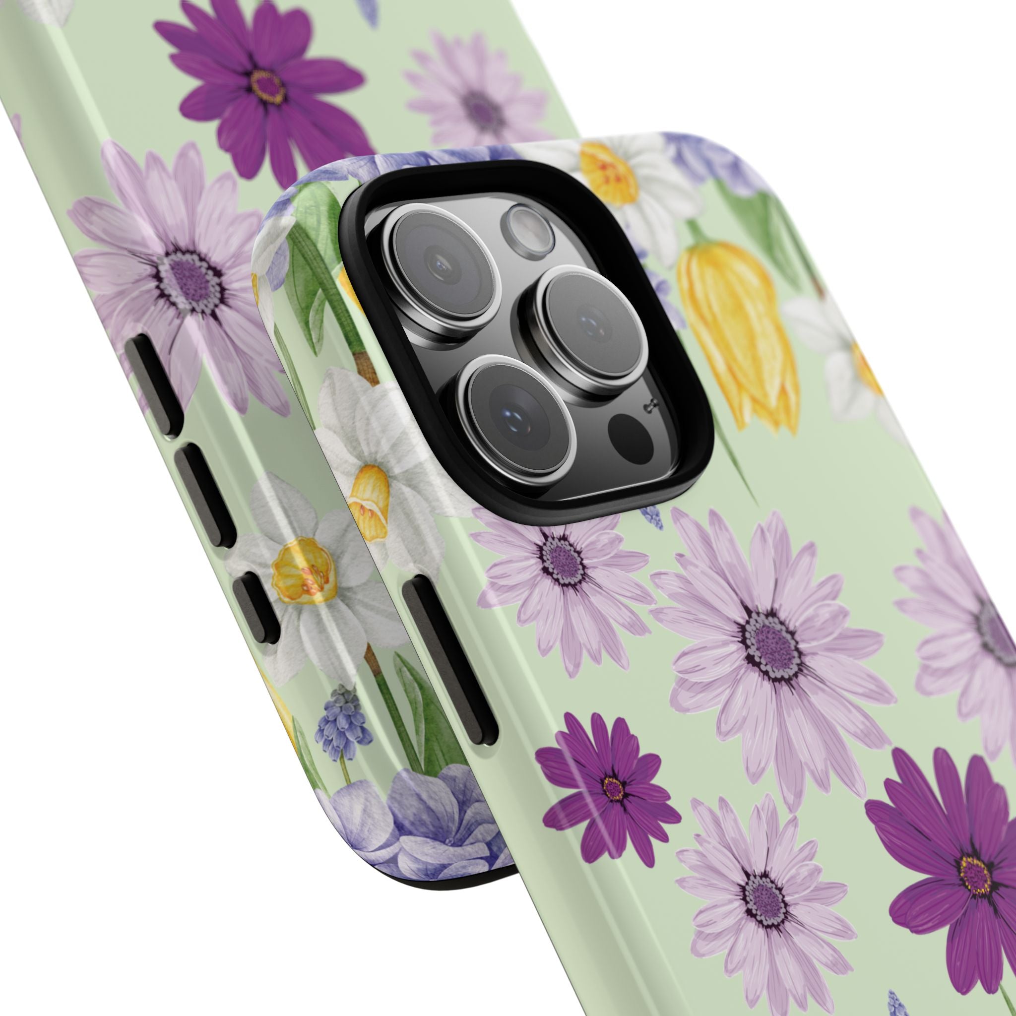 Lavender Yellow Flower Phone Case – Stylish Protective Cover for iPhone & Samsung, Botanical Design, Perfect Gift for Spring & Everyday Elegance