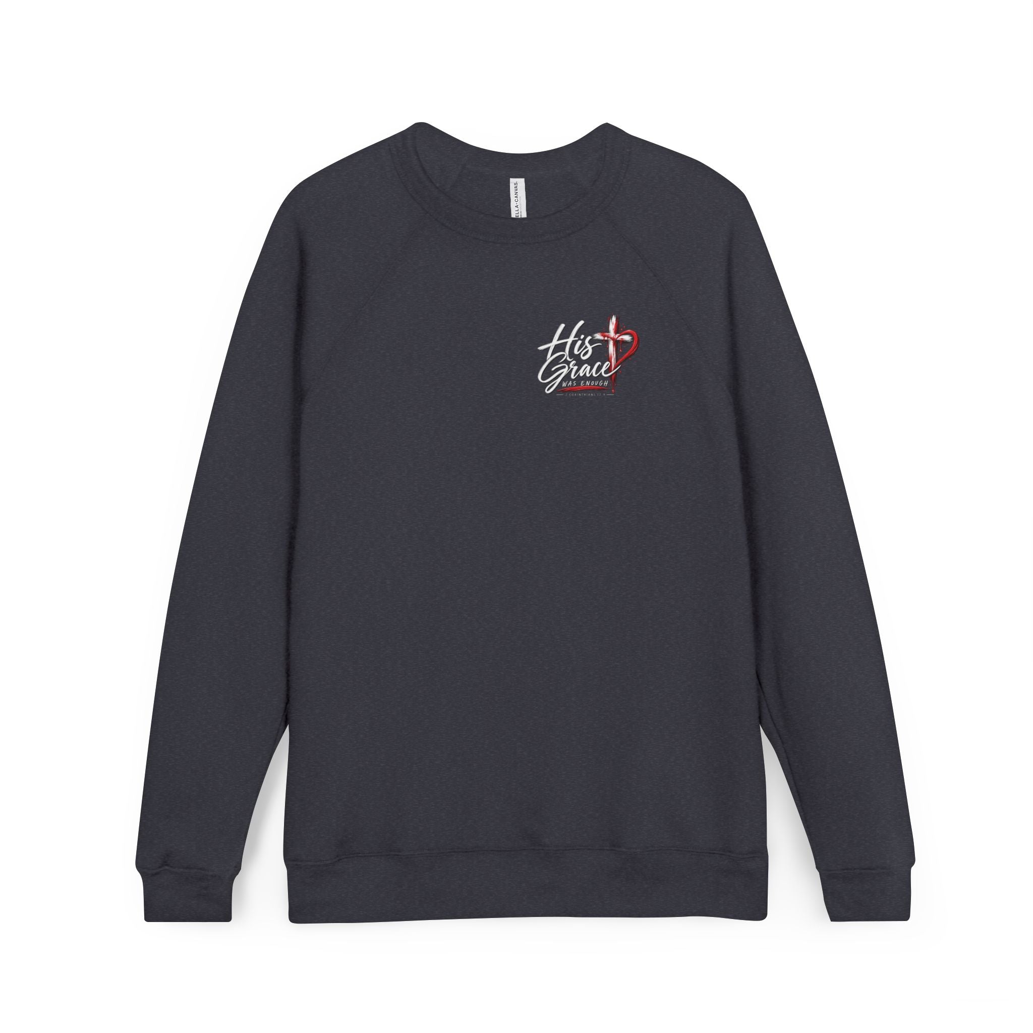 Saved by the Blood Sweatshirt — Christian Cross Faith Crewneck