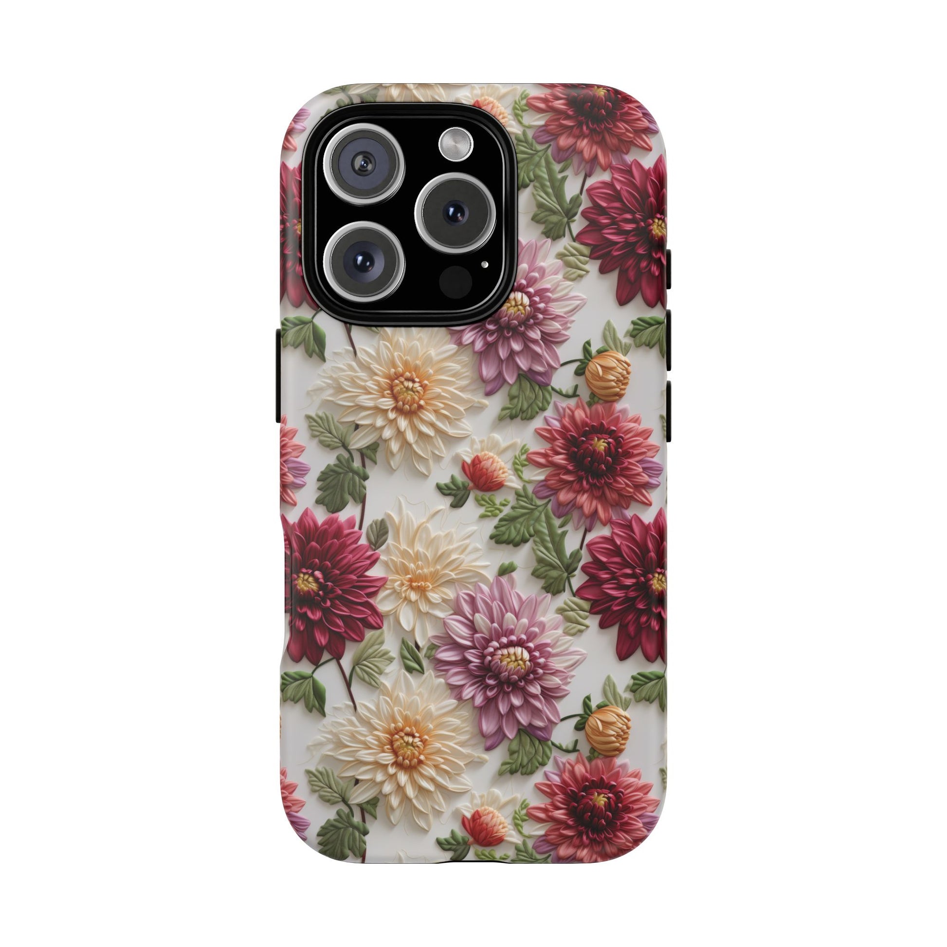 Floral Fall Phone Case for iPhone 16 pro15 14 13 12  21 23 Samsung, and Pixel | Stylish Protective Cover Gift for Her Perfect for Floral Lover