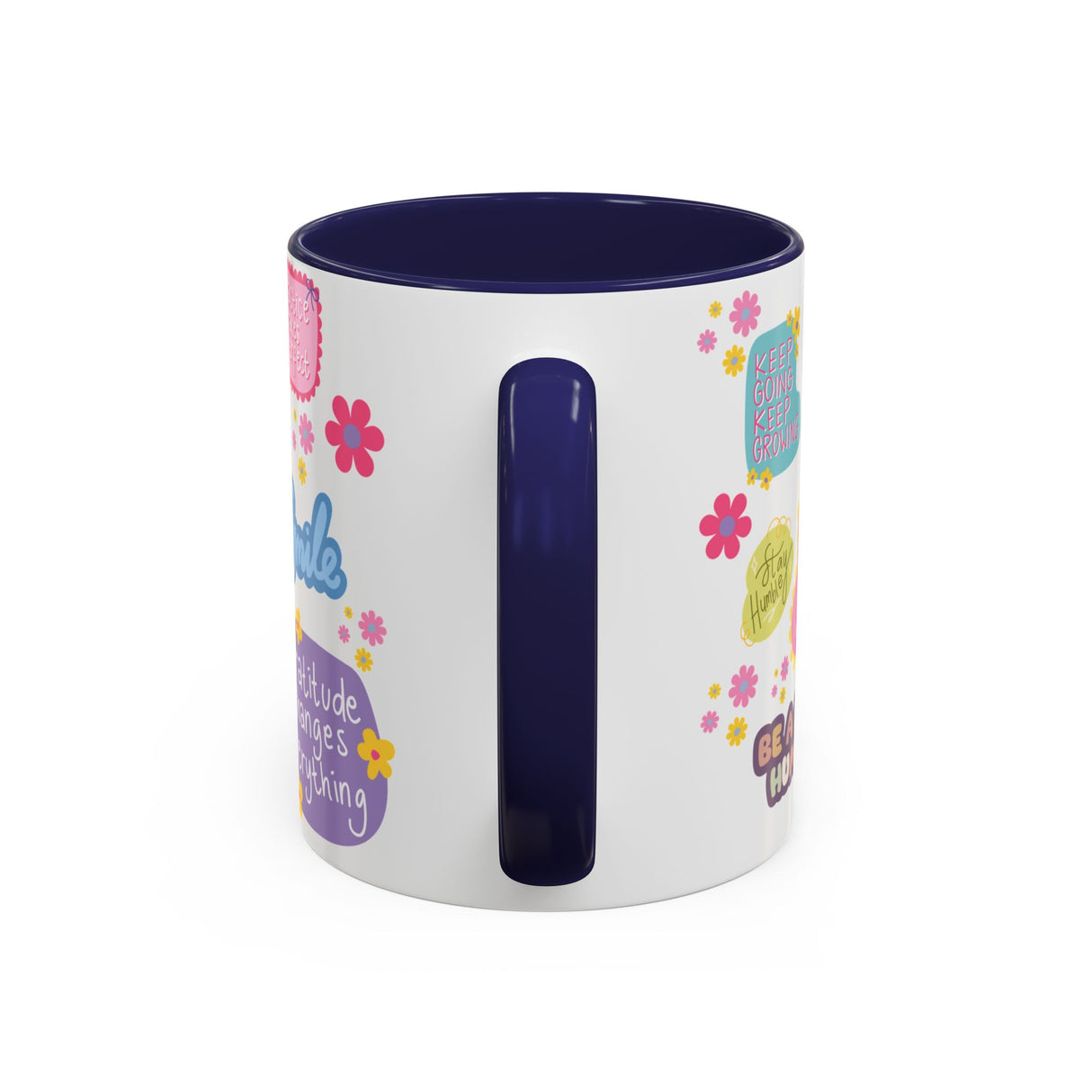 Good Vibes Only Coffee Mug 11 & 15 oz Ceramic Inspirational Cup, Positive Affirmation Gift for Mom, Teacher & Coworker | Morning Motivation Mother's Day, or Cozy Spring Mornings