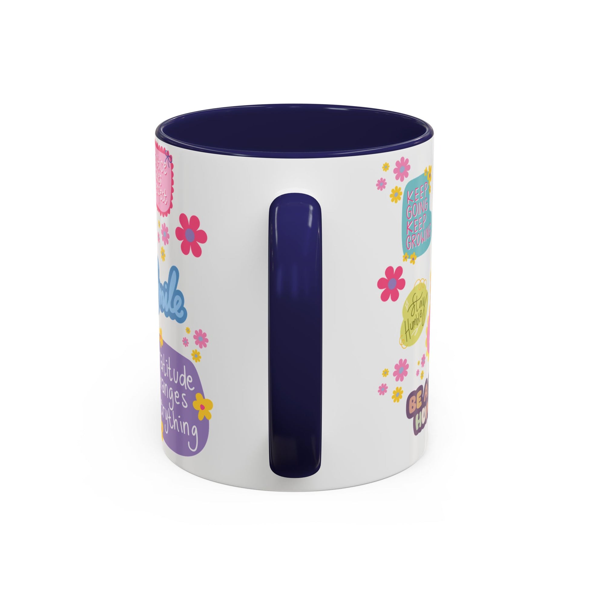 Good Vibes Only Coffee Mug 11 & 15 oz Ceramic Inspirational Cup, Positive Affirmation Gift for Mom, Teacher & Coworker | Morning Motivation Mother's Day, or Cozy Spring Mornings