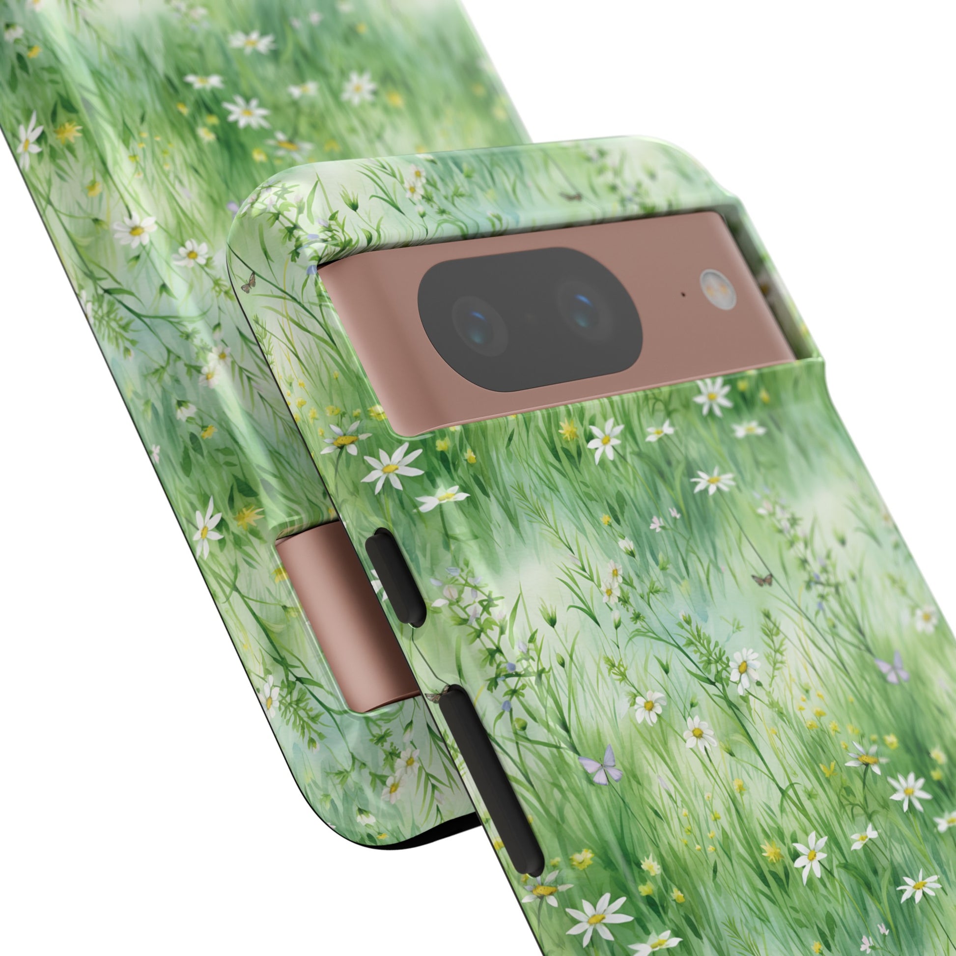 Beautiful Watercolor Grassing Daisy Boho Chic Design Phone Case Protective Cover for All Models Gift for Mom Accessory Gift for Her