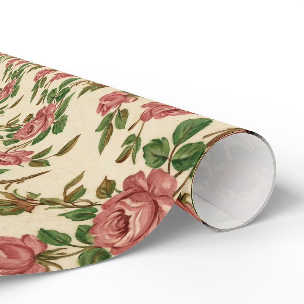 Franciscan Roses Gift Wrap | Vintage Floral Wrapping Paper for Gifts