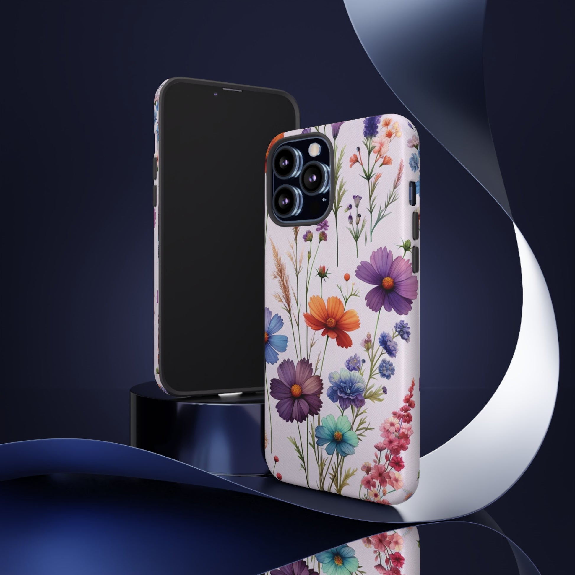 Lavender Wildflowers Protective Phone Case Gift for Her Phone 15, Samsung iPhone Samsung Gift for Her Case iPhone 15, Samsung iPhone Samsung Accessory Gift for Her.