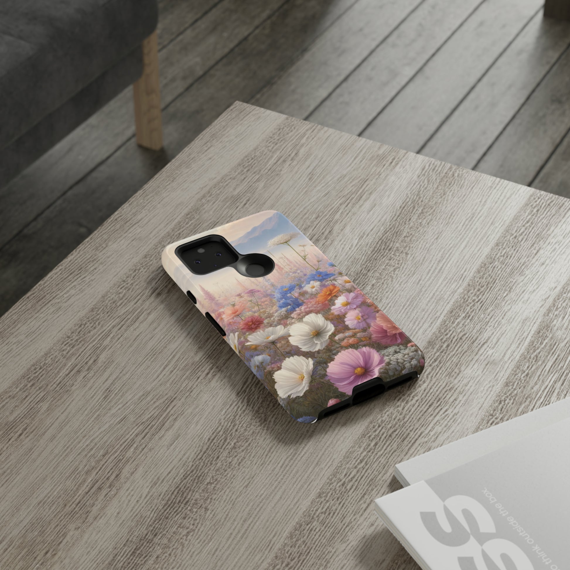 Phone Case Floral Boho Luxury Tough Case Floral Elegant Durable Stylish for Modern Devices iPhone 15, Samsung iPhone Samsung Accessory Gift for Her.