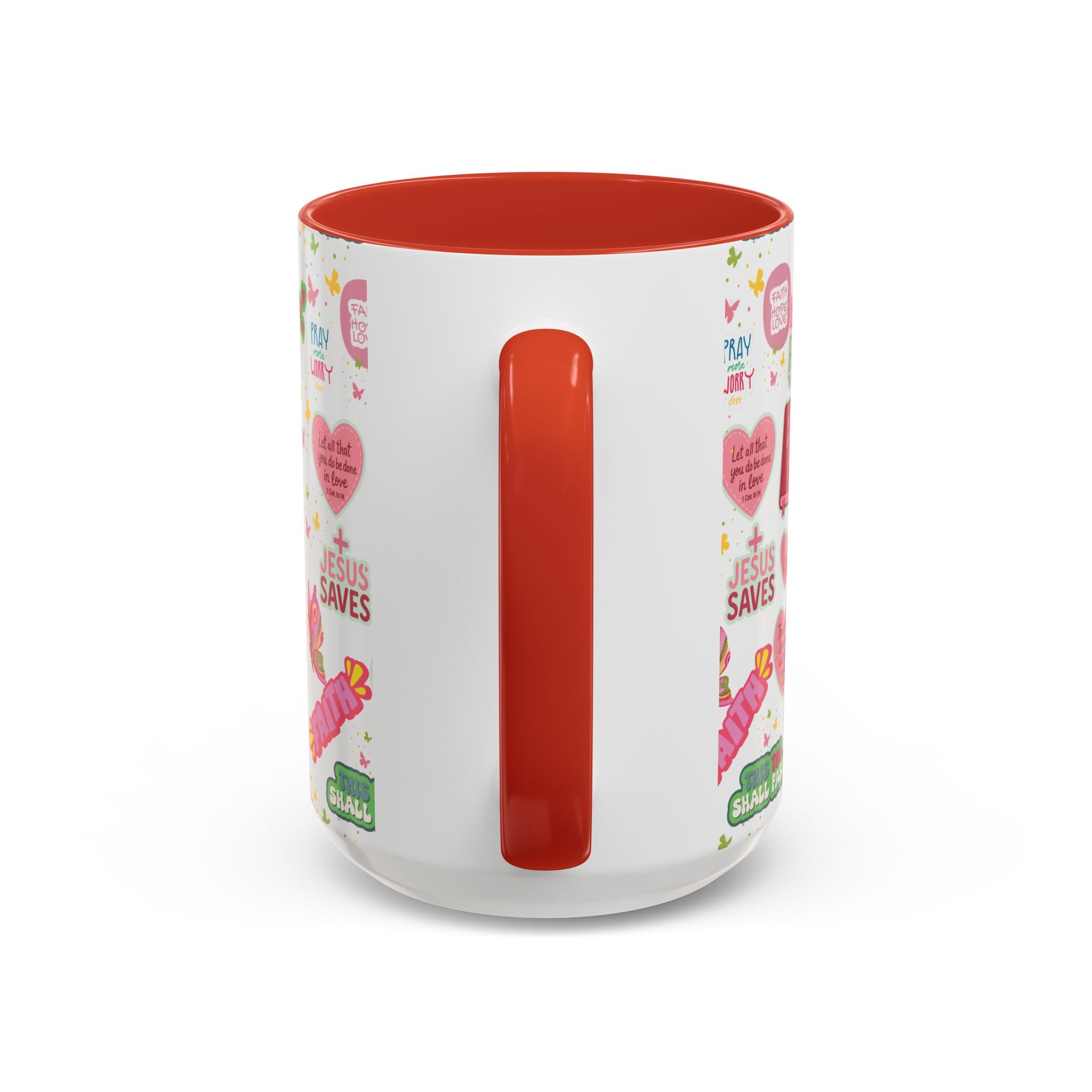 Commencez votre journée avec la foi | Mug chrétien avec verset biblique | Cadeau inspirant pour chrétiens | Mug à café en céramique 325 ml et 443 ml Matins de printemps douillets