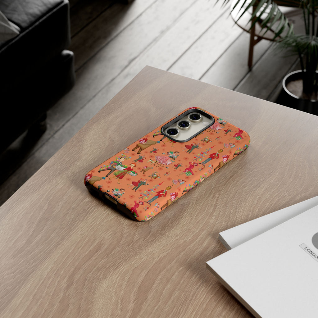 Retro Christmas 50s Phone Case Unique Holiday Protection for Your Device | Stylish & Durable Cover Gift for Her Phone 17, 16, 15, Samsung iPhone Accessory Gift for Her