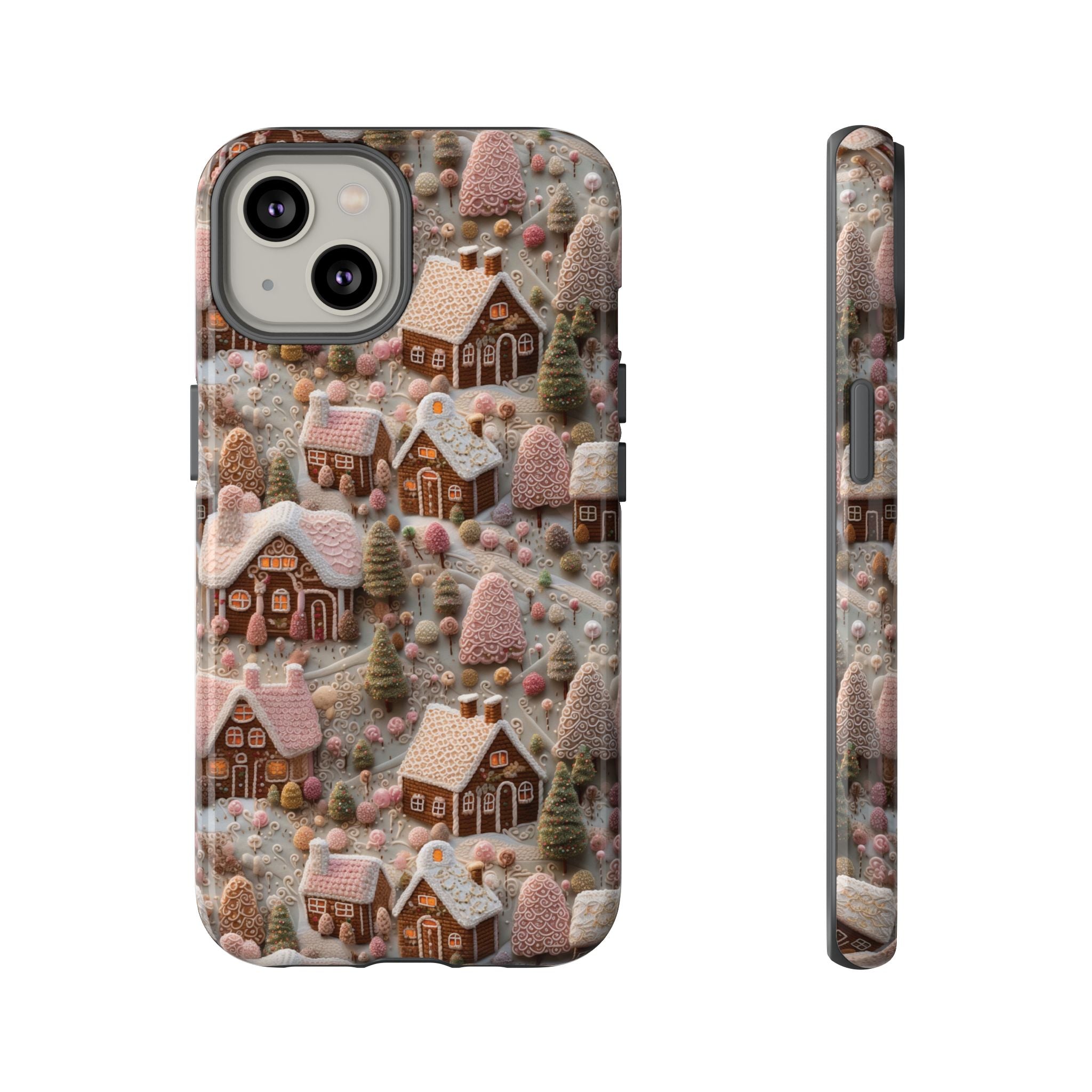 Gingerbread House 3D Phone Case Durable for iPhone Samsung Gift iPhone 15, 14, 13 Samsung Pixel Gift for Mom Accessory Gift for Her