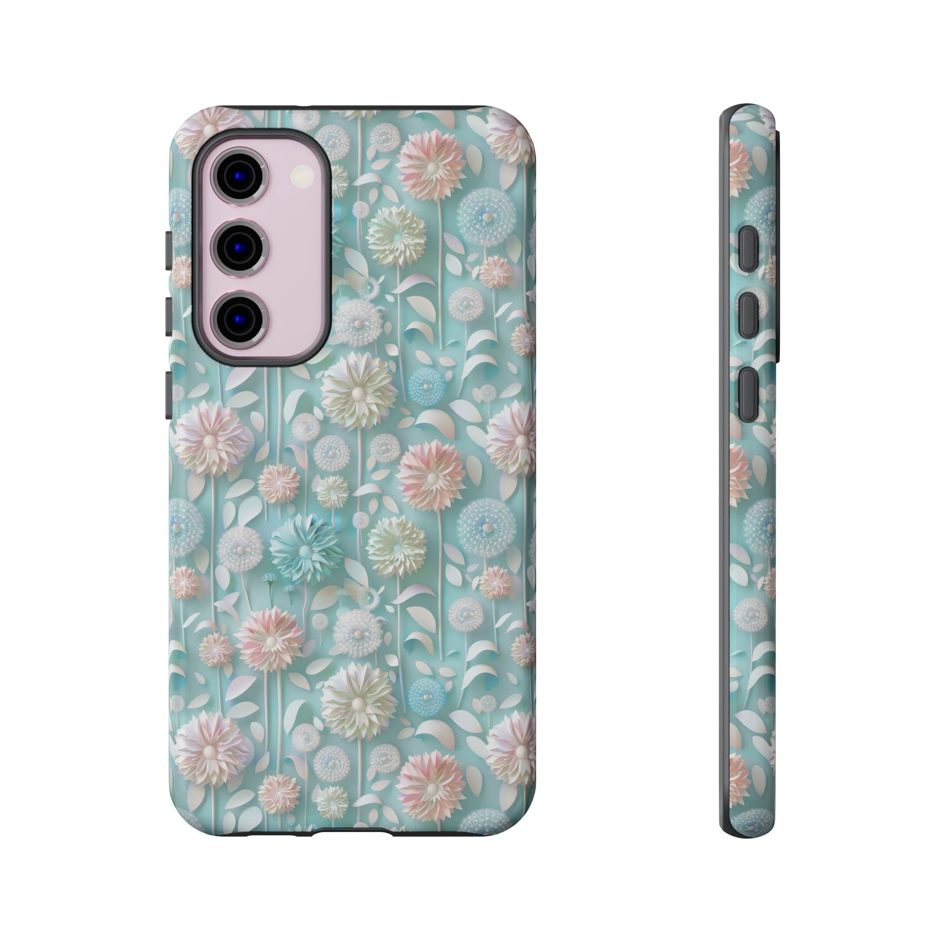 Pastel Floral Phone Case for iPhone & Samsung | Elegant and Slim Design with Shockproof Protection | Durable, Scratch-Resistant, and Lightweight | Stylish Accessory