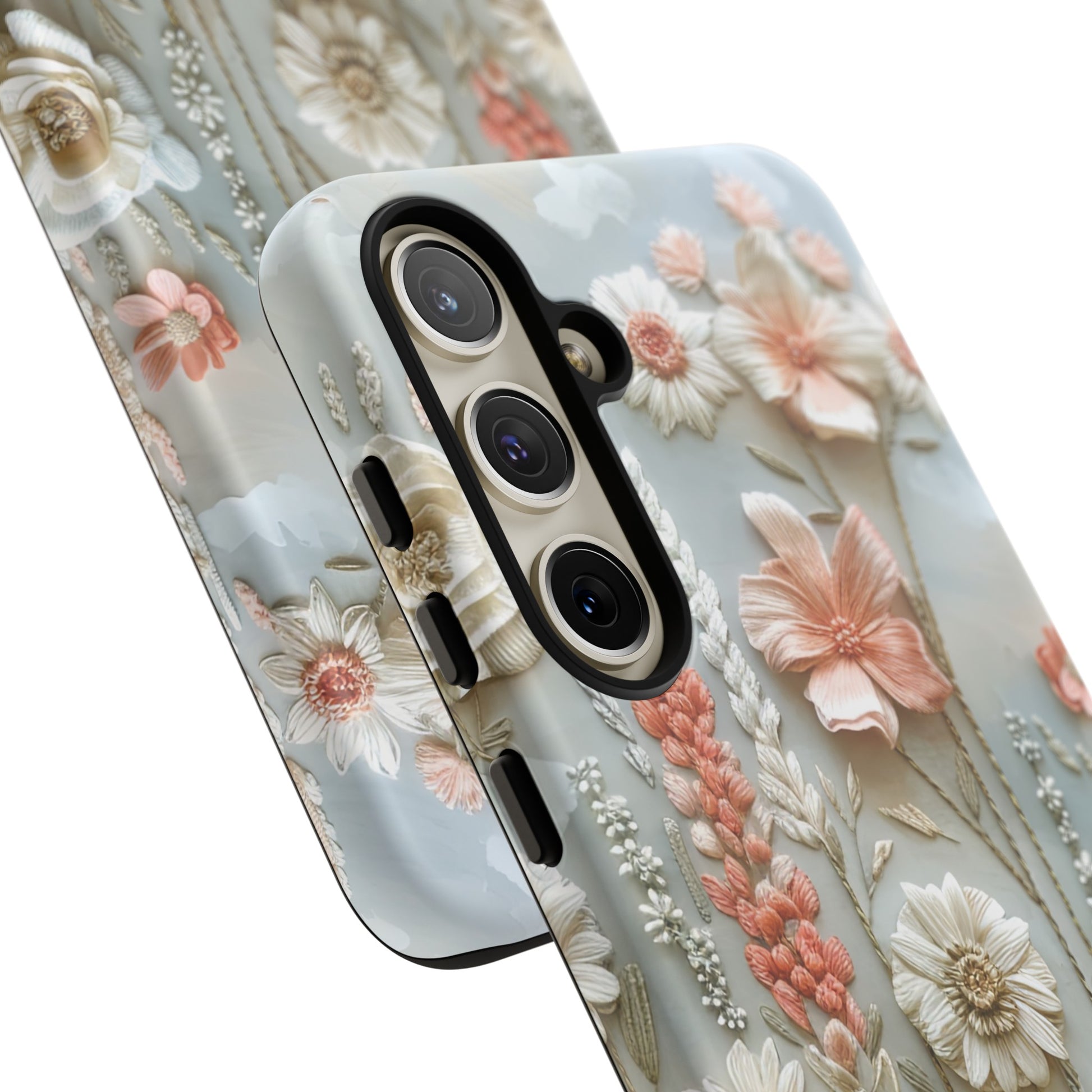Pastel Wildflowers Protective Phone Case Gift for Her Phone 15, Samsung iPhone Samsung Gift for Her Case iPhone 15, Samsung iPhone Samsung Accessory Gift for Her