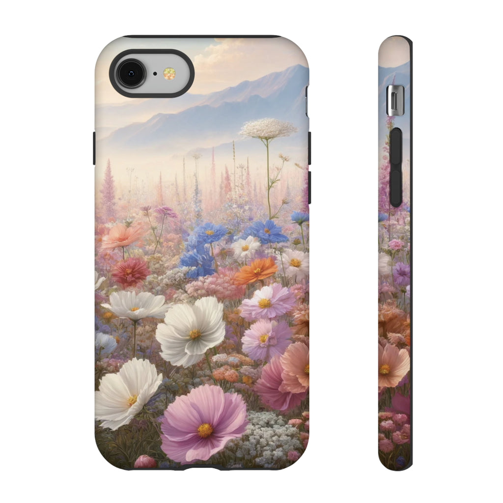 Phone Case Floral Boho Luxury Tough Case Floral Elegant Durable Stylish for Modern Devices iPhone 15, Samsung iPhone Samsung Accessory Gift for Her.
