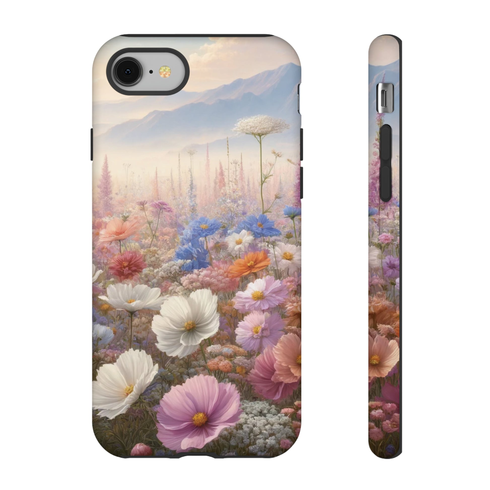 Phone Case Floral Boho Luxury Tough Case Floral Elegant Durable Stylish for Modern Devices iPhone 15, Samsung iPhone Samsung Accessory Gift for Her.