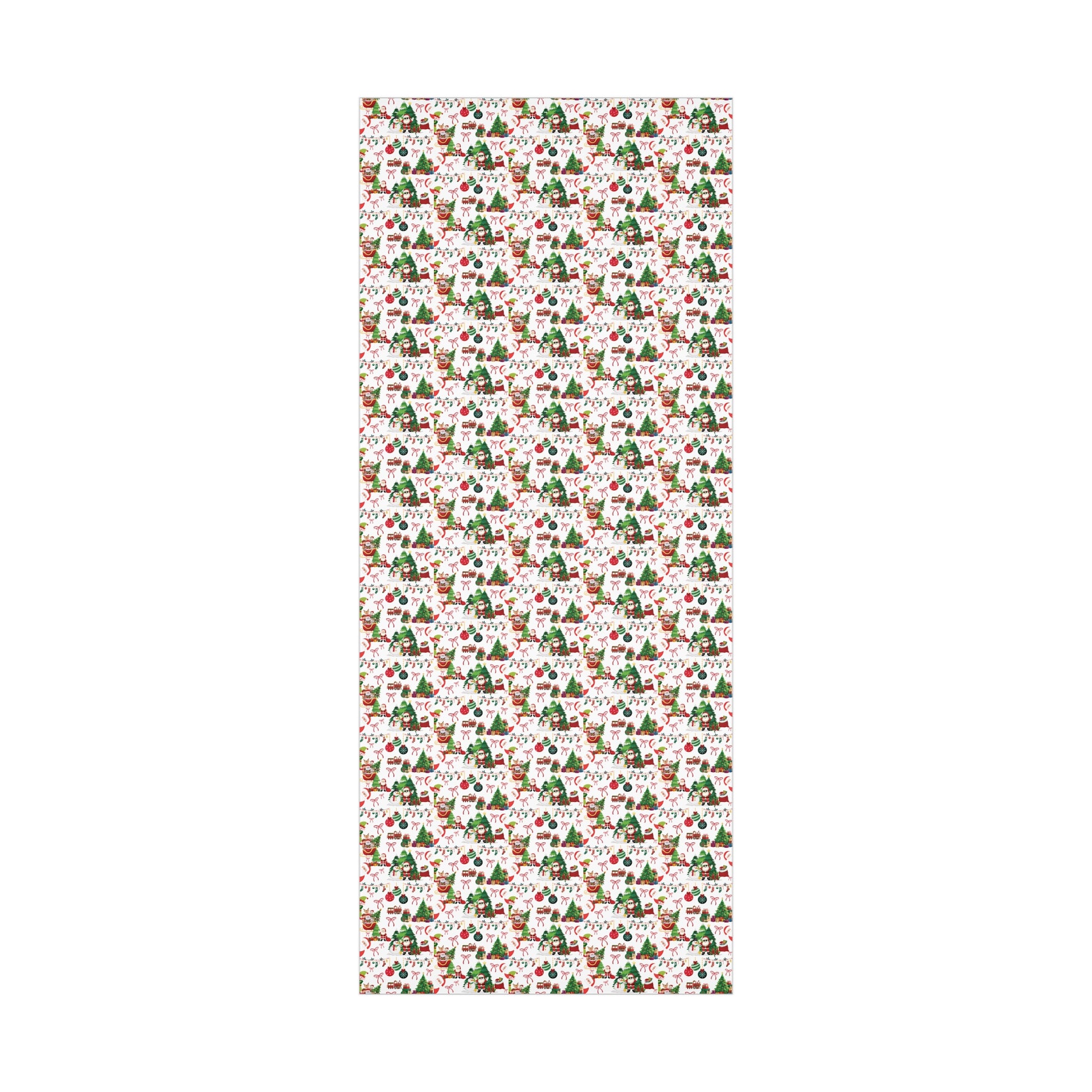 Fun Santa Christmas Theme Wrapping Paper Premium Festive Gift Wrap Roll, Classic Holiday Design, Great for Presents, Durable, Vibrant, and Perfect for Seasonal Gifting