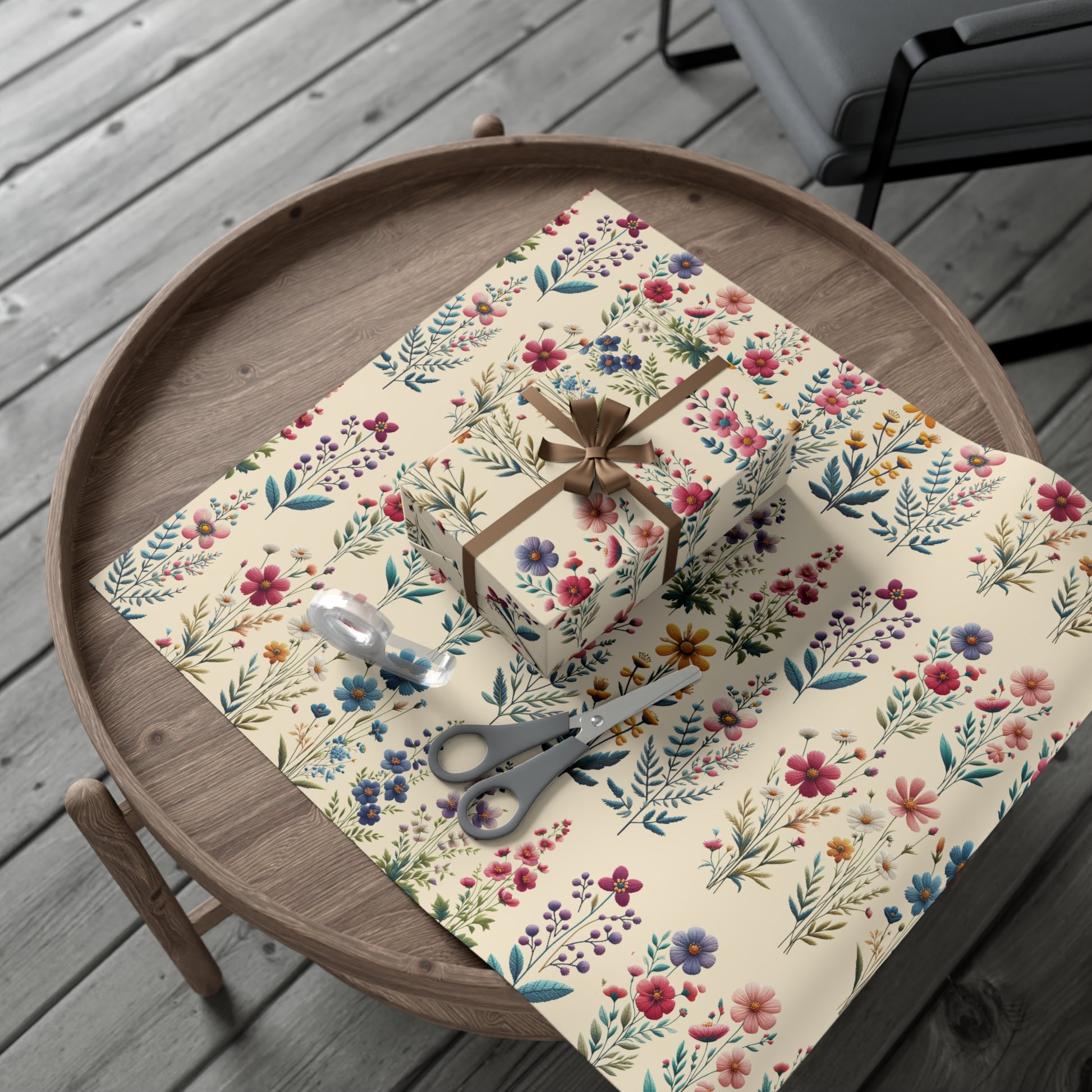 Best Beautiful Wildflower Wrapping Paper Vibrant Floral Patterns on Premium Quality Paper for All Occasions Perfect for Birthdays, Weddings, and Special Celebrations Mother's Day, Christmas - MRSBYVALLE