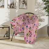 Cozy Pink "In My Reading ERA Blanket Soft Stylish Throw for Book Lovers Perfect for Reading Nooks, Bedrooms Gifts | Ideal for Relaxing with a Good BookThrow in 60x50 & 80x60, Lightweight, Warm, Perfect for Home