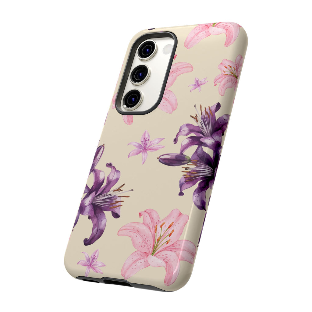 Blooming Tiger Lily Phone Case - Compatible with iPhone, Samsung, and Pixel | Stylish Protective Cover Gift for Her Perfect for Floral Lover