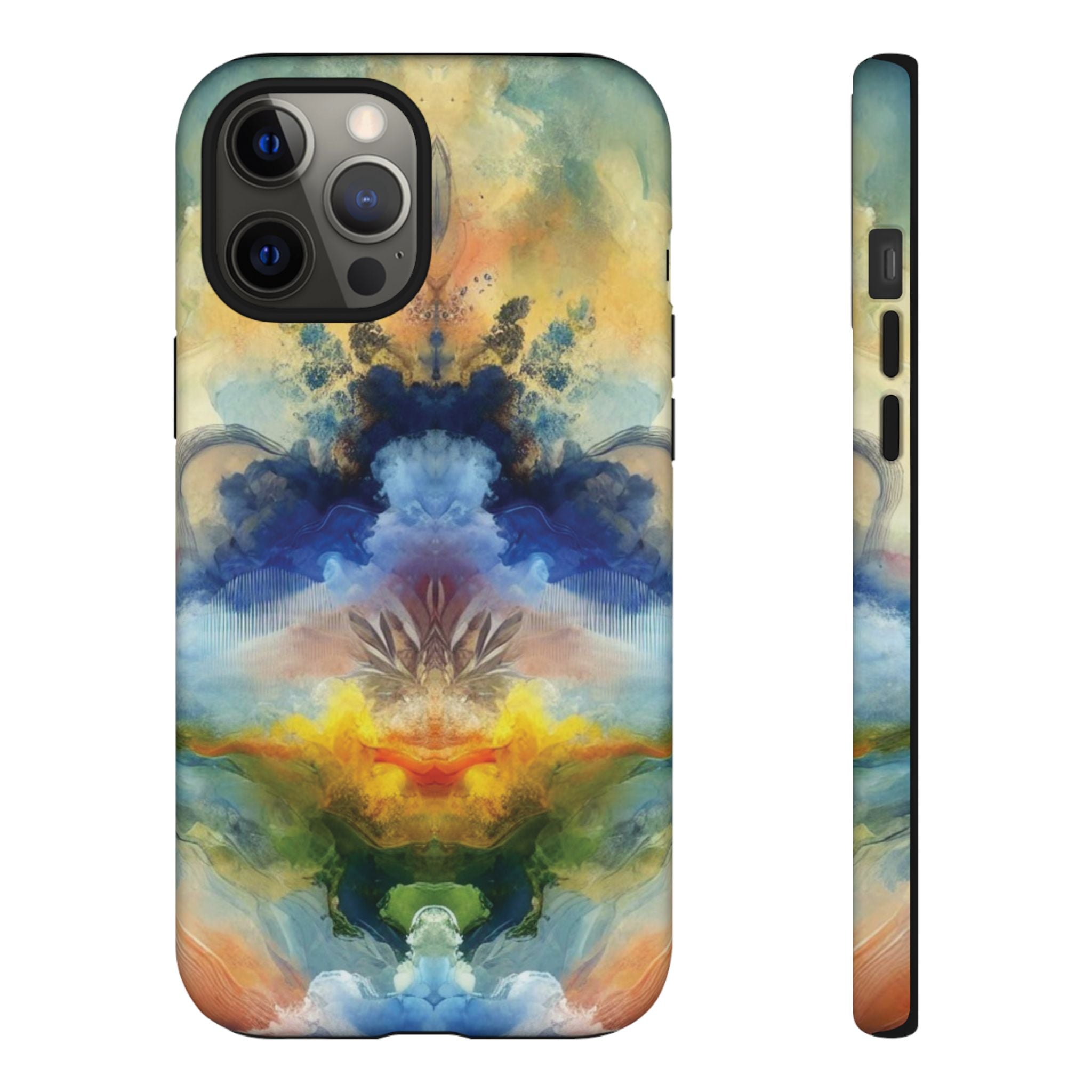 Modern Watercolor Abstract Phone Case Compatible with iPhone, Samsung & More - Stylish, Durable Protection with Vibrant Artistic Design Perfect Gift for Her