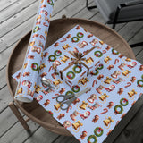 Christmas 3D Illusion Boho Wrapping Paper Stylish Holiday Gift Wrap with Festive Design | Premium Quality, Easy to Cut & Fold | Perfect for Christmas Presents - MRSBYVALLE