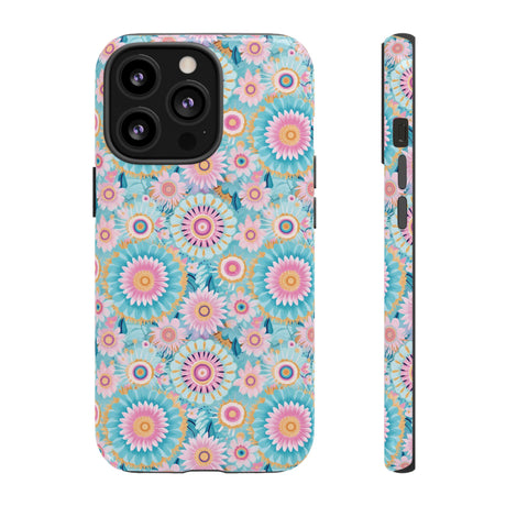 Boho Modern Watercolor Abstract Phone Case Compatible with iPhone, Samsung & More - Stylish, Durable Protection with Vibrant Artistic Design Perfect Gift for Her