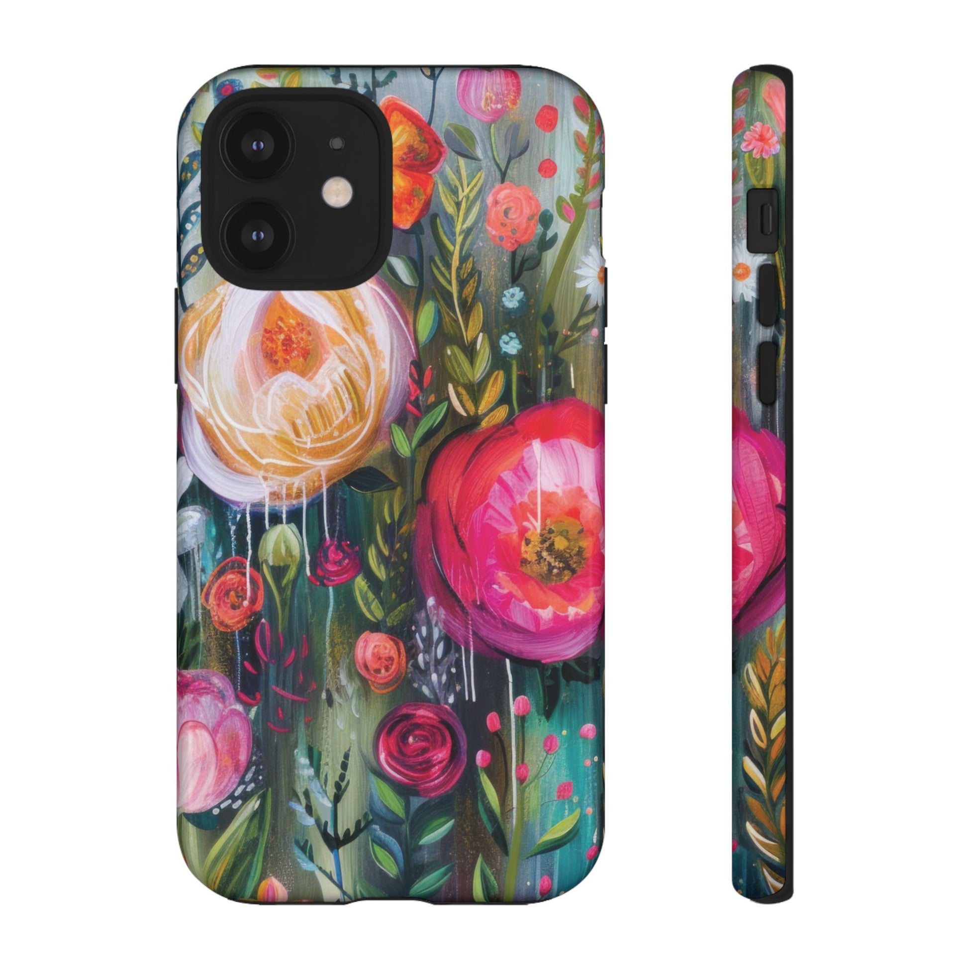 Watercolor Boho Floral Phone Case for iPhone 17 case Samsung, and Pixel | Stylish Protective Cover Gift for Her Perfect for Floral Lover