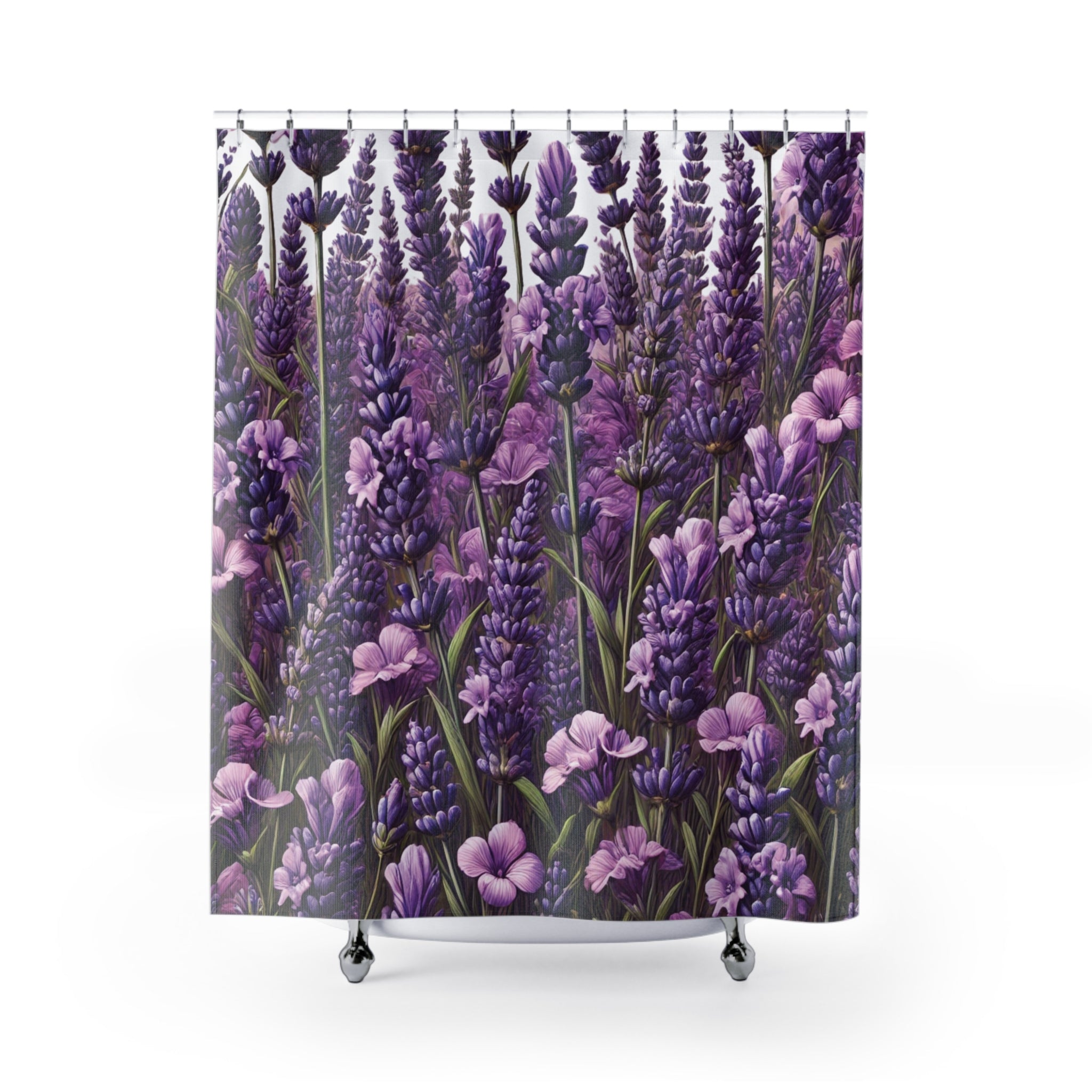 Rideaux de douche Lavande Fleurs sauvages Égayez votre maison Rafraîchissez votre salle de bain avec nos couleurs et notre style éclatants. Transformez votre espace et achetez maintenant pour une amélioration dynamique !