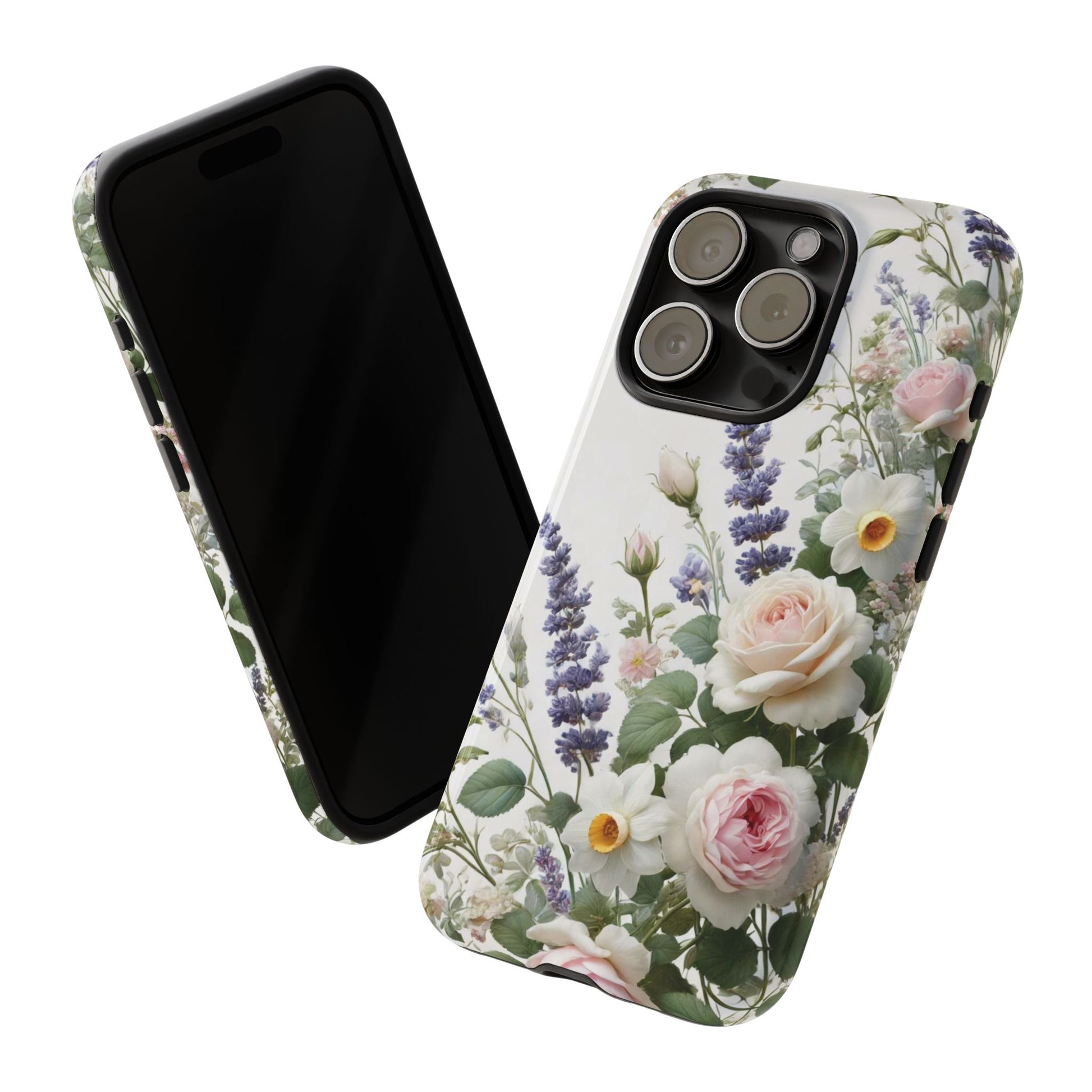 Boho Floral Fall Phone Case for iPhone 17,16  21 23 Samsung, and Pixel | Stylish Protective Cover Gift for Her Perfect for Floral Lover