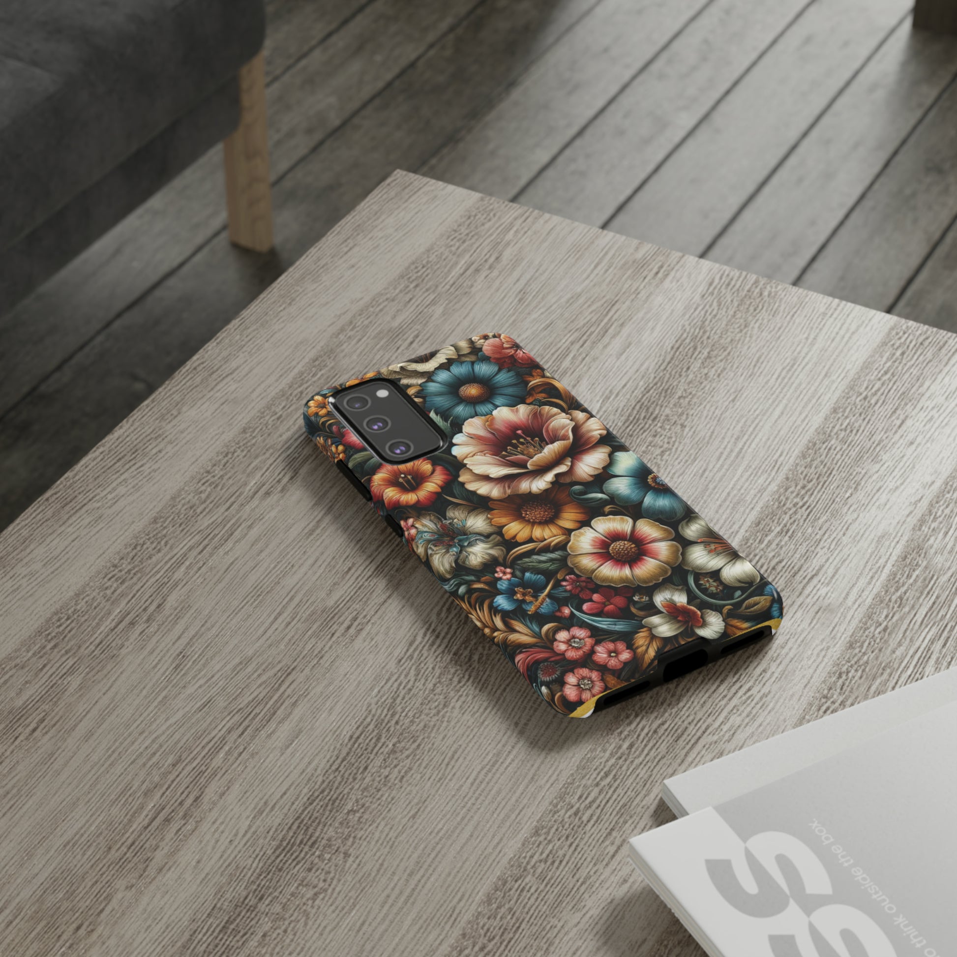 Pastel Floral Design Luxury Phone Tough Case Floral Elegant Durable Stylish for Modern Devices iPhone 15, Samsung iPhone Samsung Accessory Gift for Her.