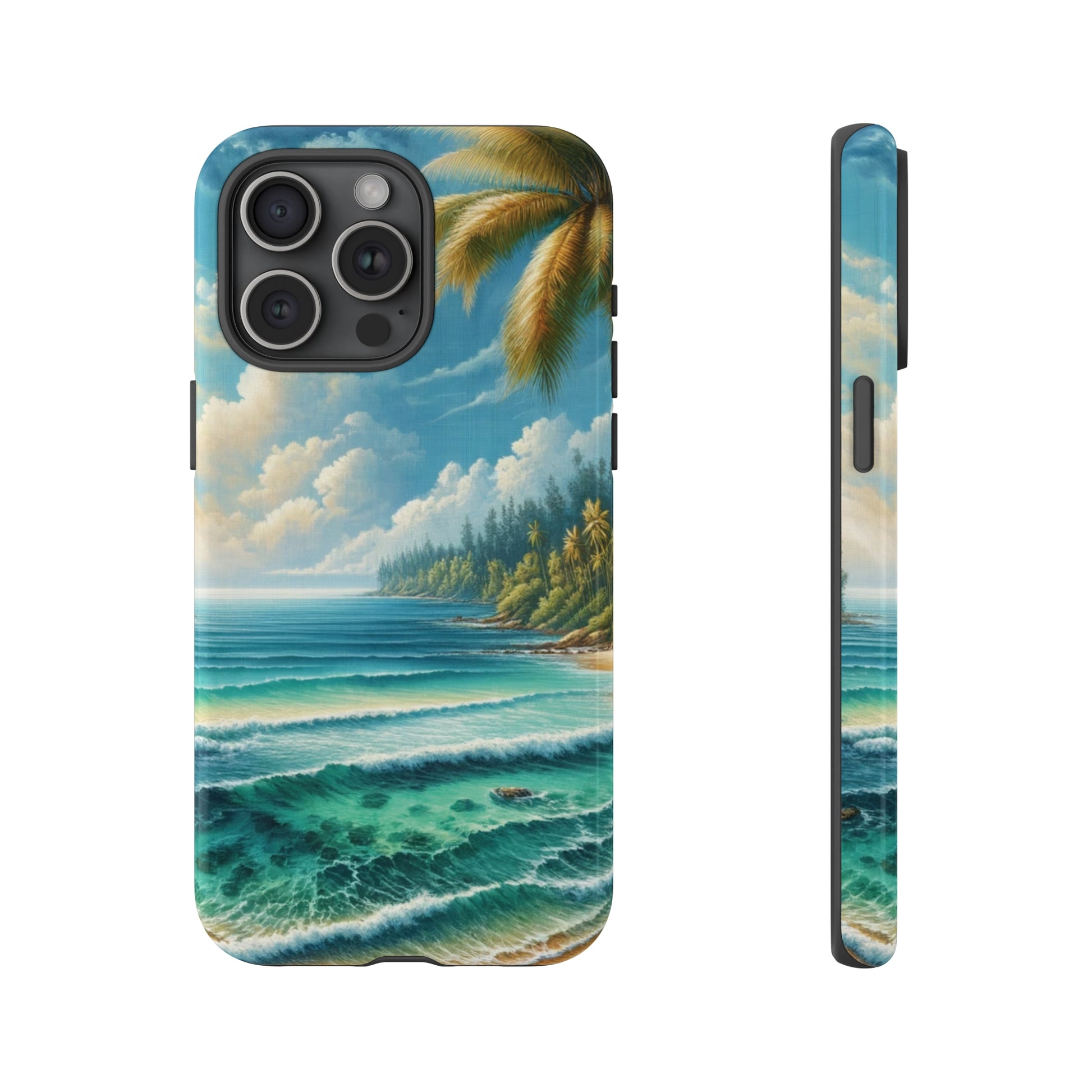Coastal Serenity Ocean Beach View Protective Phone Case Gift for Her Phone 15, Samsung iPhone Samsung Gift for Her Case iPhone 15, Samsung iPhone Samsung Accessory Gift for Her.