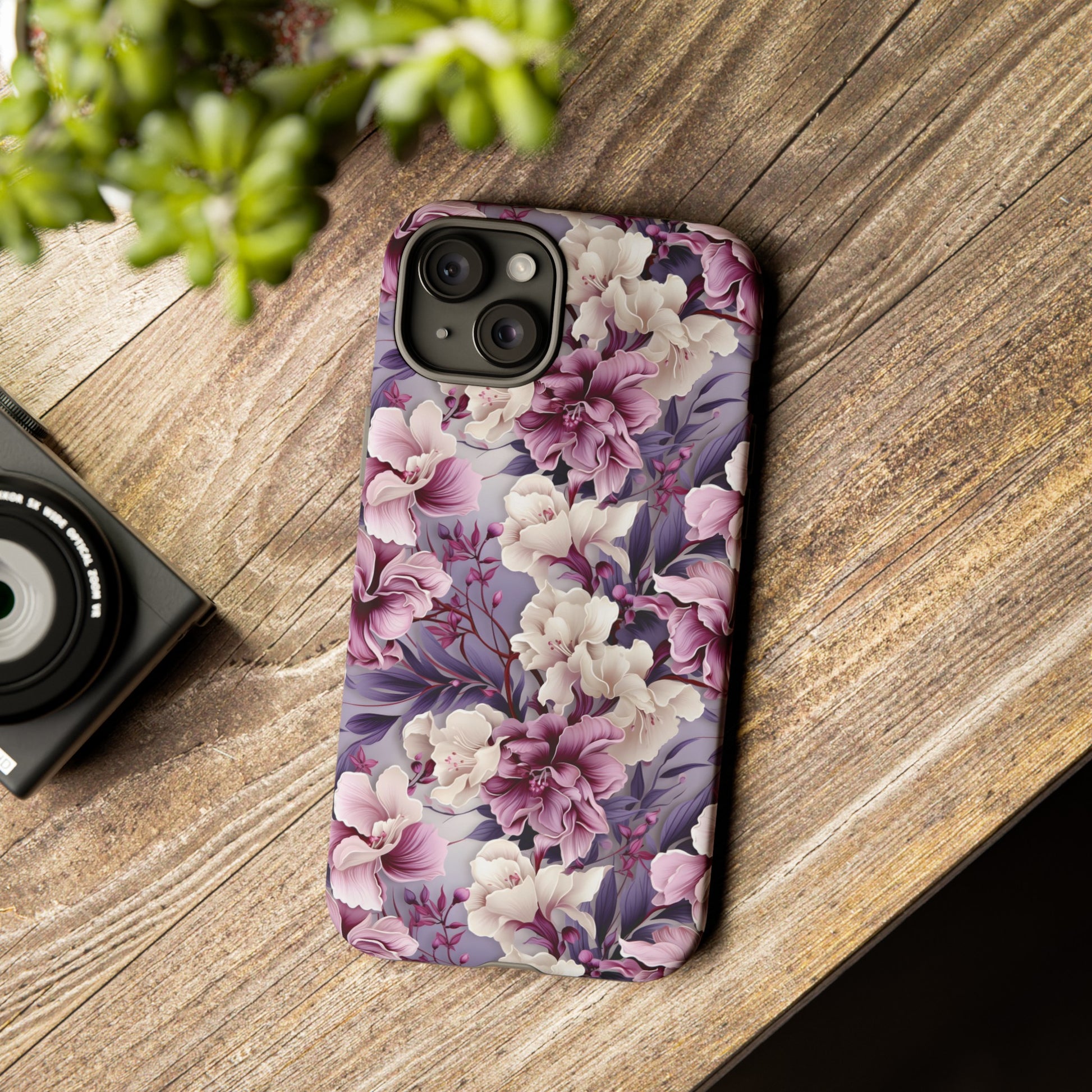 Lavender Flowers Protective Phone Case Gift for Her Phone 15, Samsung iPhone Samsung Gift for Her Case iPhone 15, Samsung