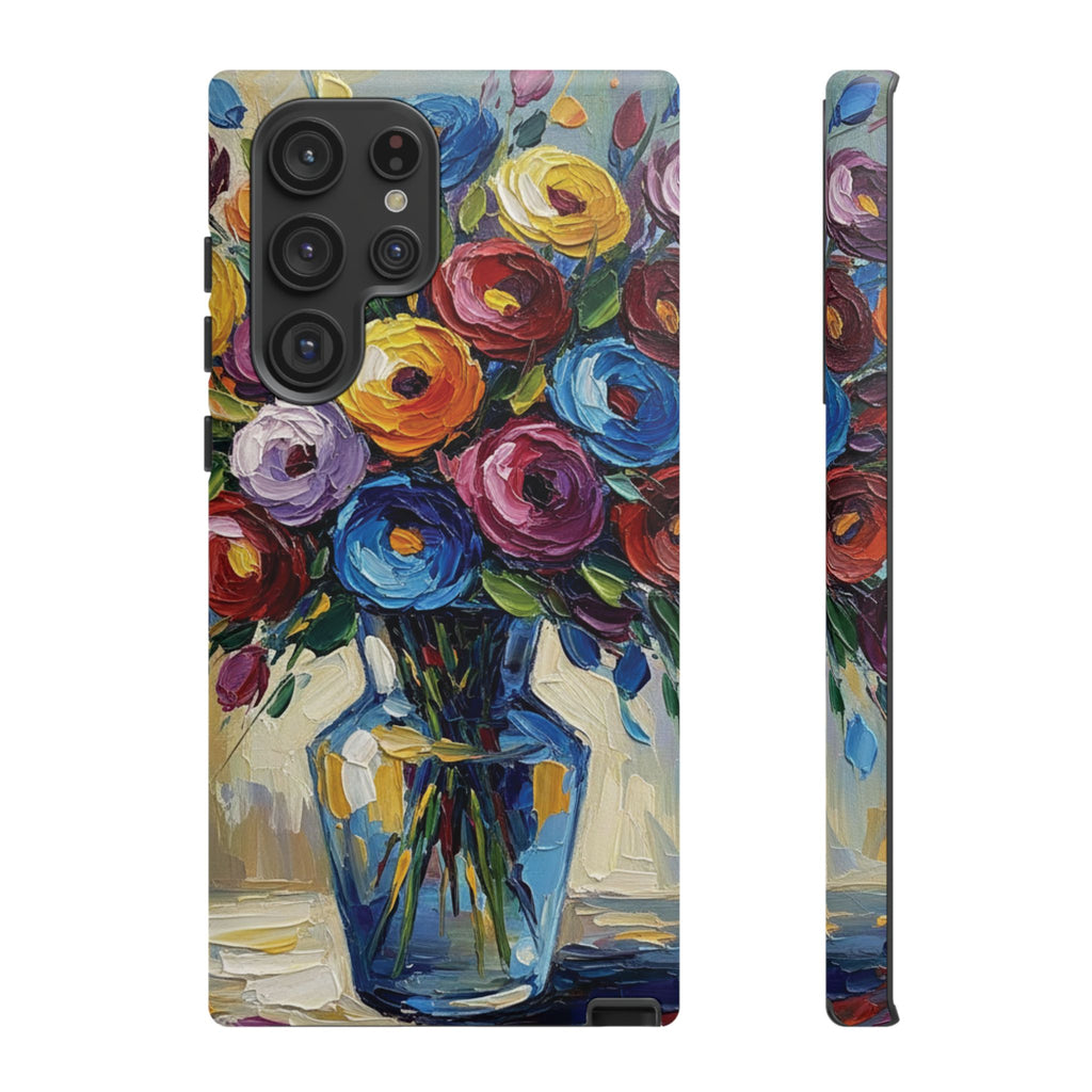 Floral Luxury Oil Painting Illusion Tough Case — Floral Art Phone Case for Art Lovers