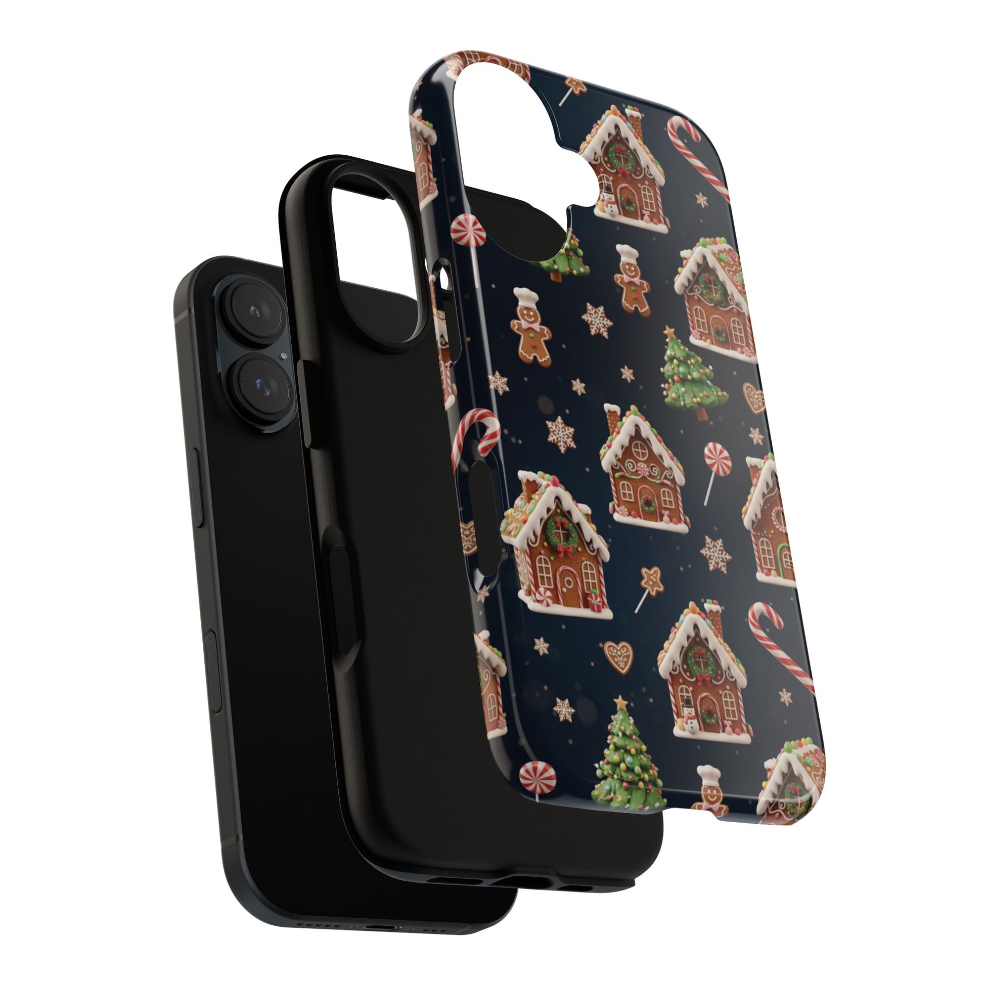 3D Gingerbread House Christmas Phone Case | Premium Holiday Gift Cover for iPhone 17, iPhone, and Samsung Galaxy Gift for Her or Him