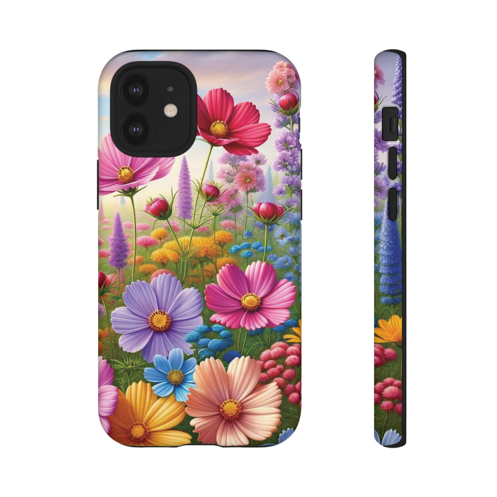 Bright Floral Phone Case Durable for iPhone Samsung Gift iPhone 15, 14, 13 Samsung Pixel Gift for Mom Accessory Gift for Her