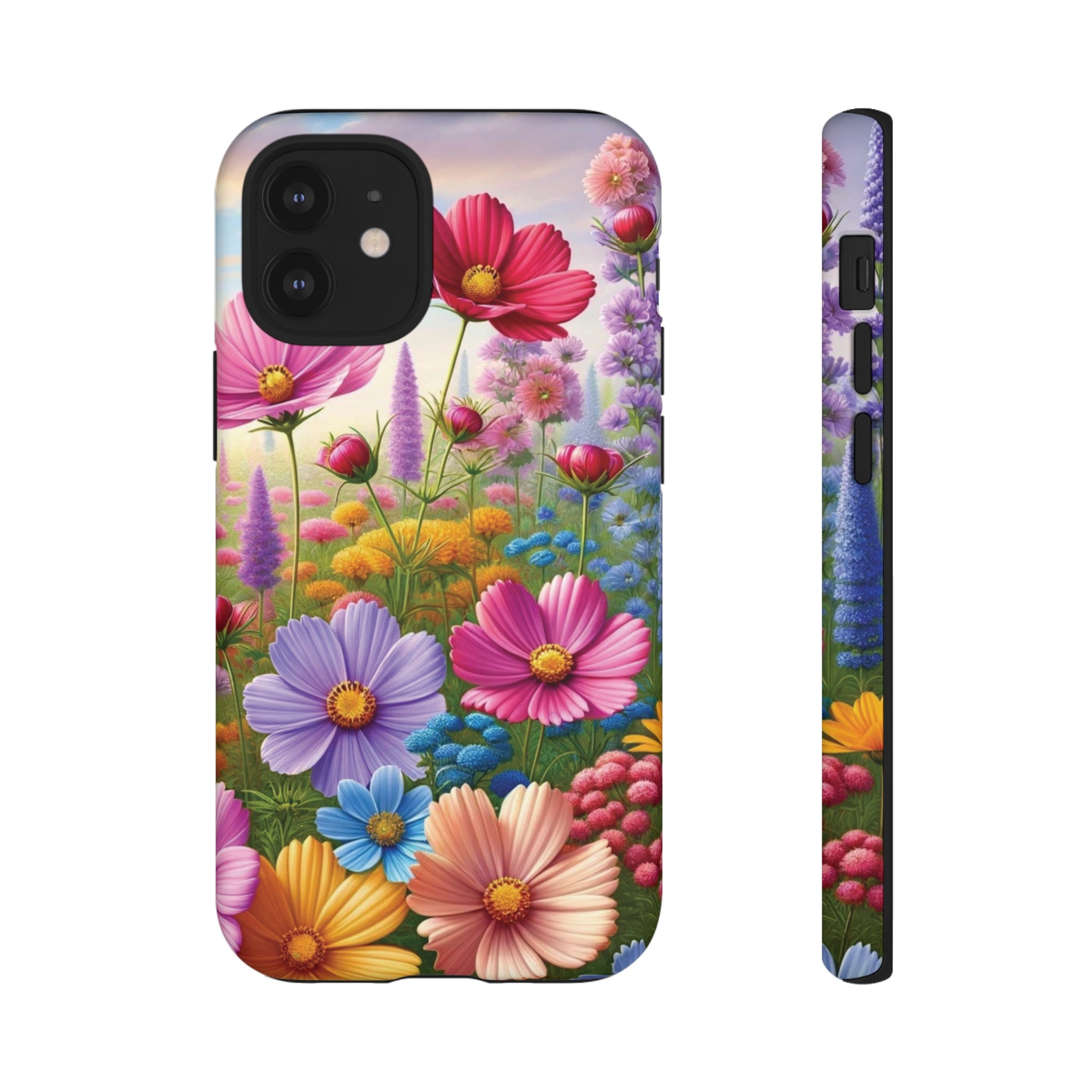 Bright Floral Phone Case Durable for iPhone Samsung Gift iPhone 15, 14, 13 Samsung Pixel Gift for Mom Accessory Gift for Her