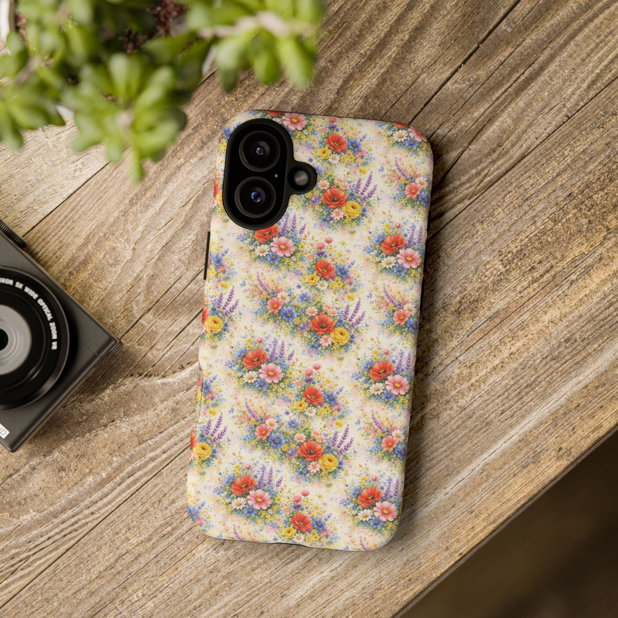 Watercolor Wildflowers Phone Case — Tough Cases